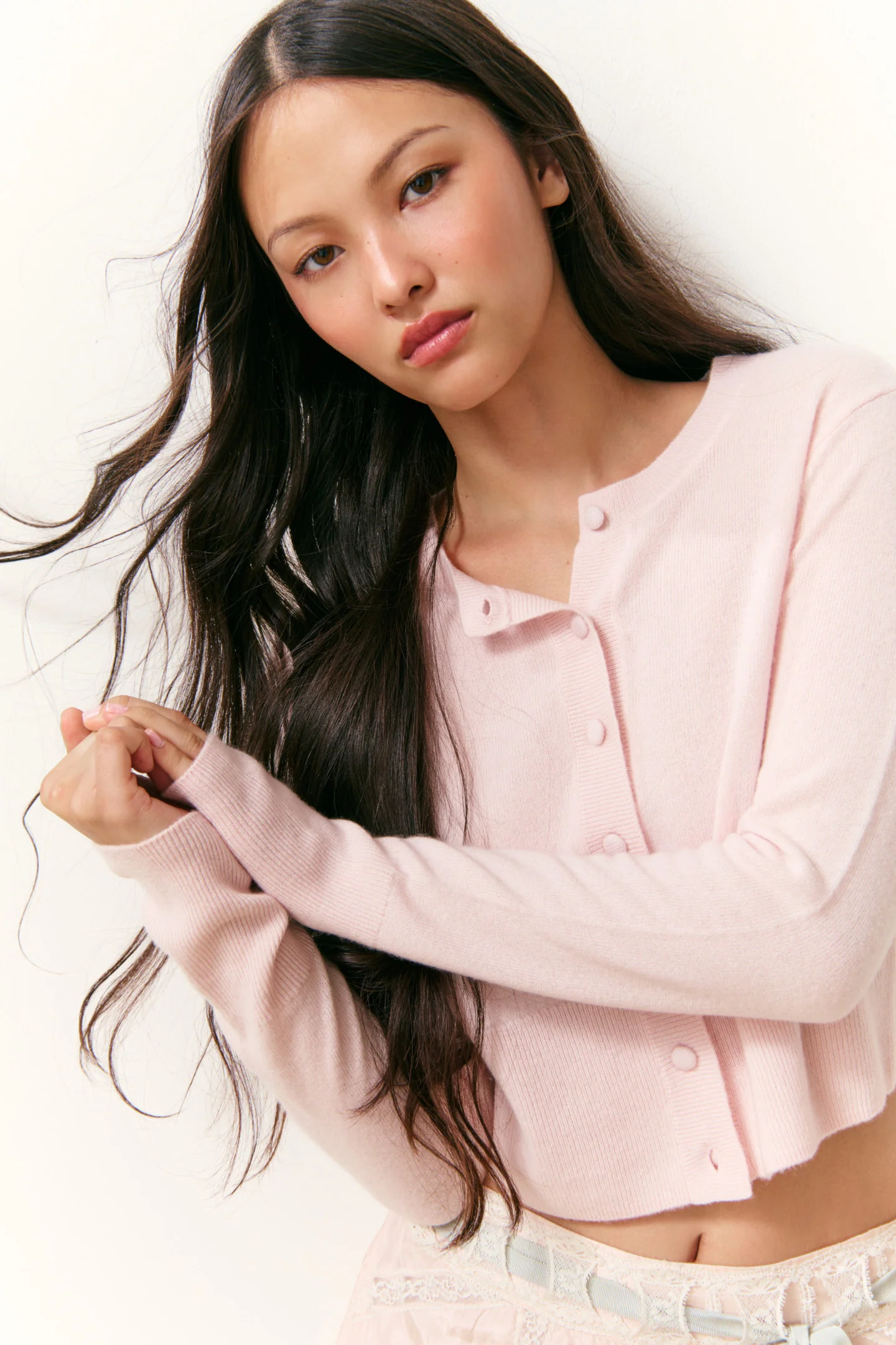 Adeanne Soft Cashmere Cardigan - Image 2