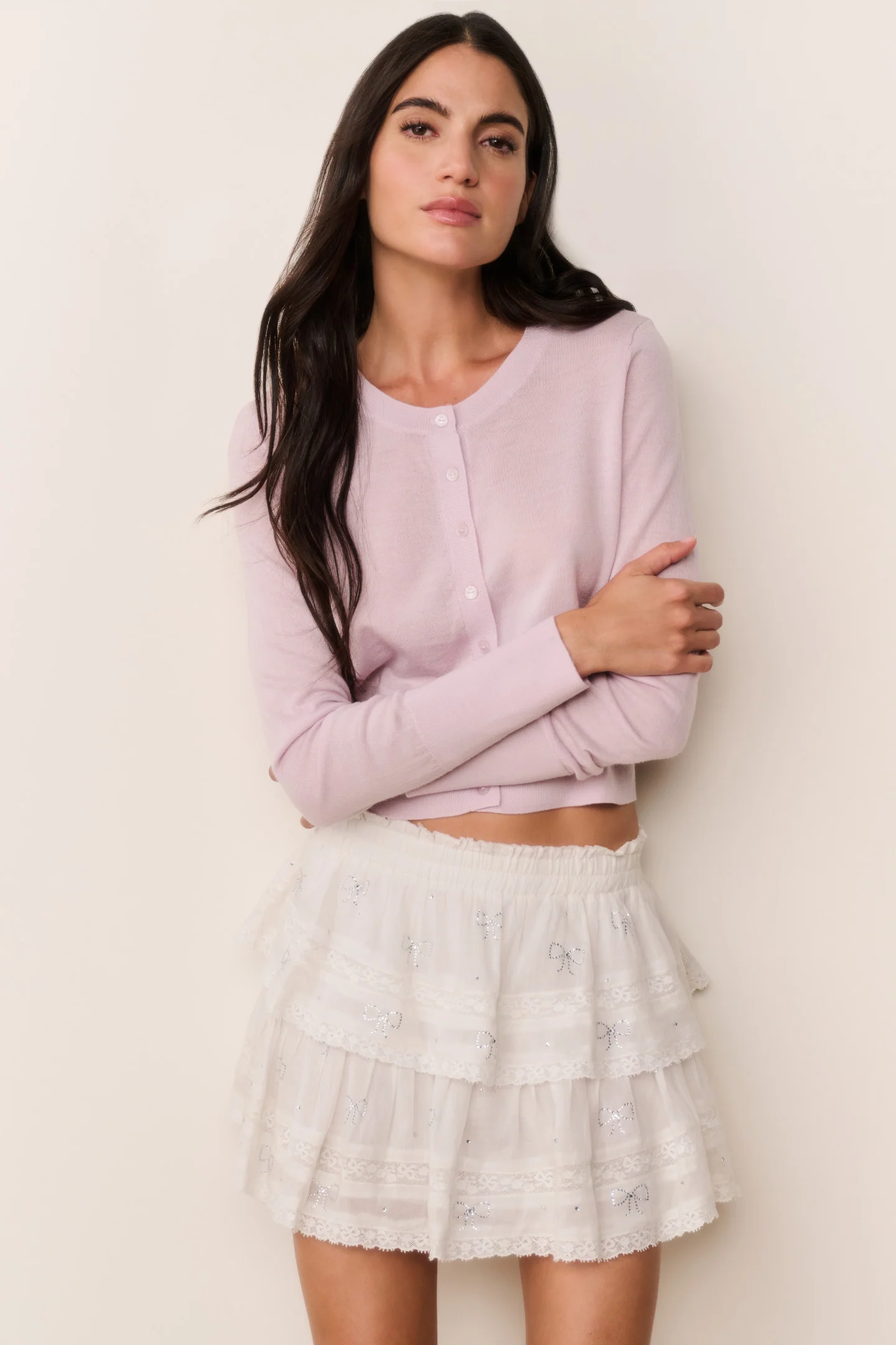 Adeanne Pastel Wool Cardigan - Image 2