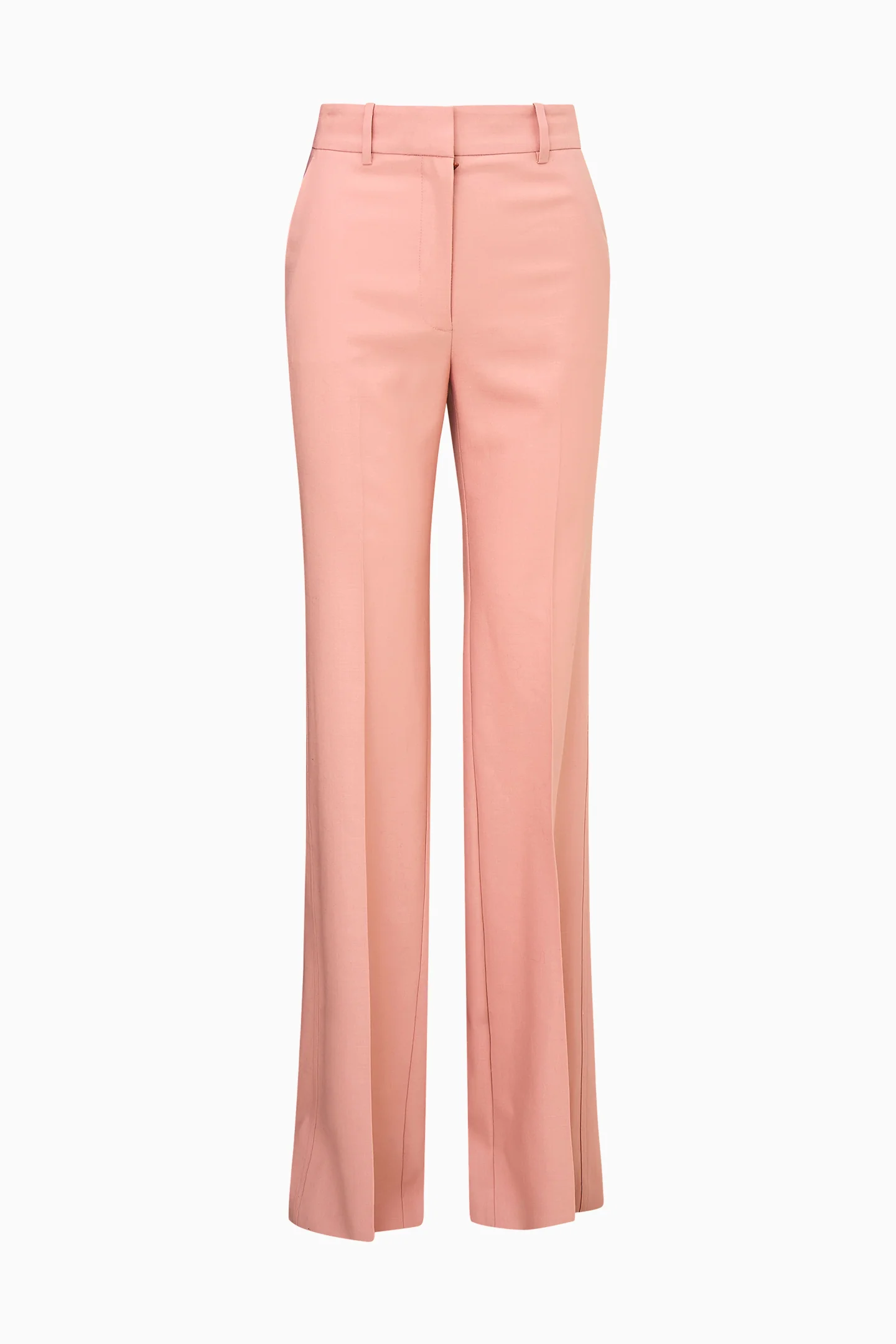 Amberelle Wool-Blend Trousers - ROSEWOOD - Image 5
