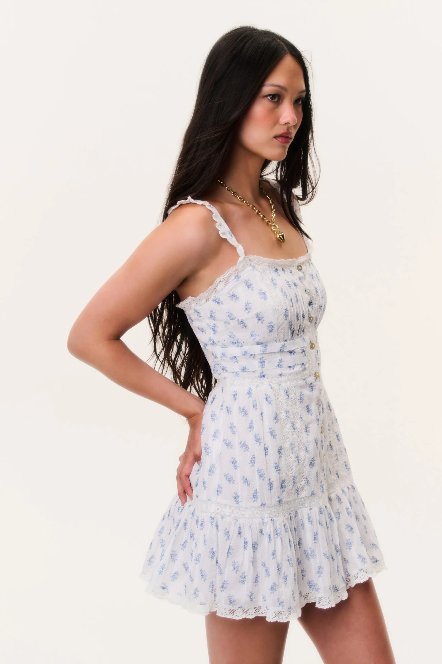 Andela Indigo Cloud Mini Dress - Image 3