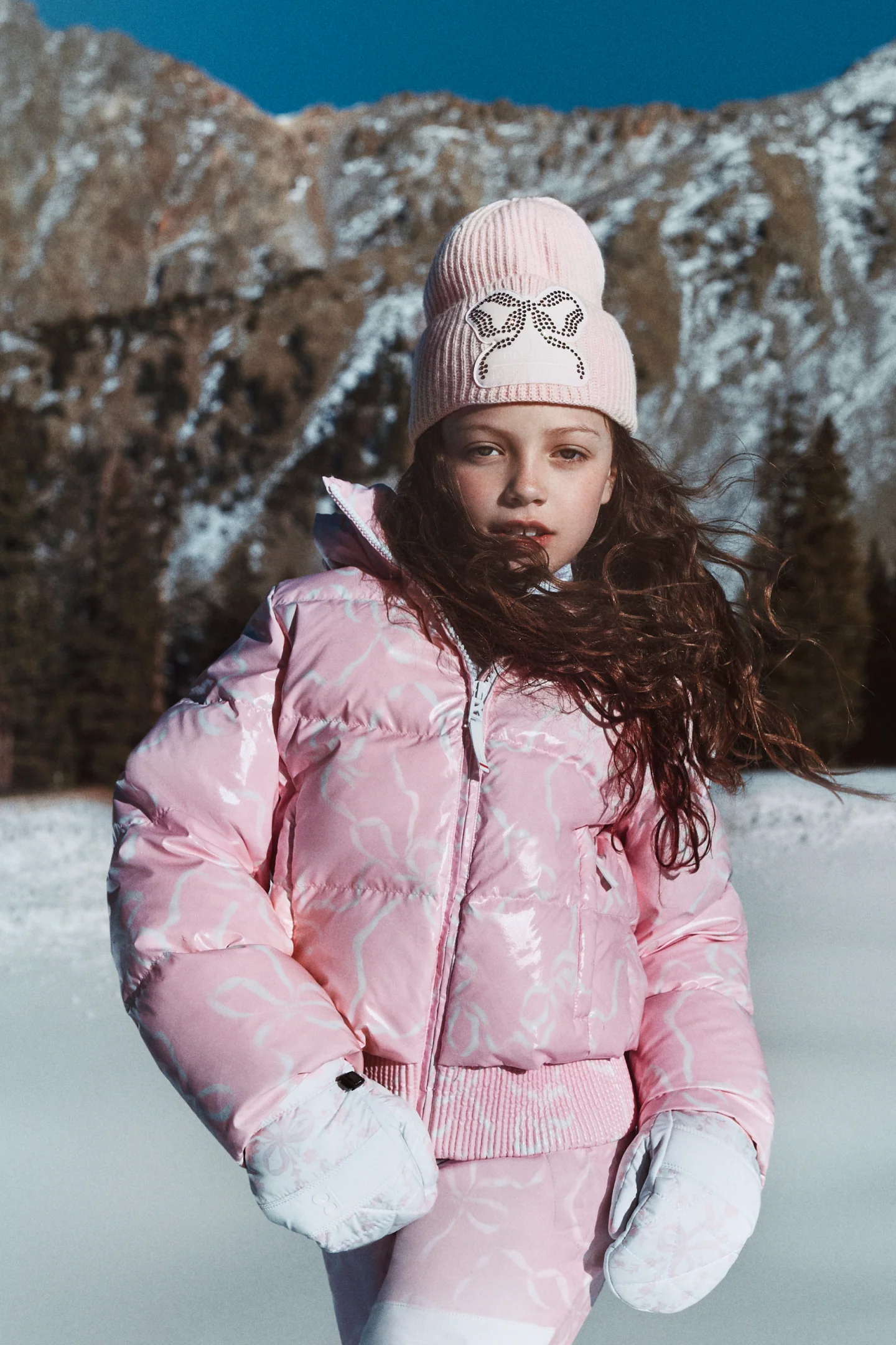 BOGNER FIRE+ICE x LoveShackFancy Anelik Girls Hat - Image 3