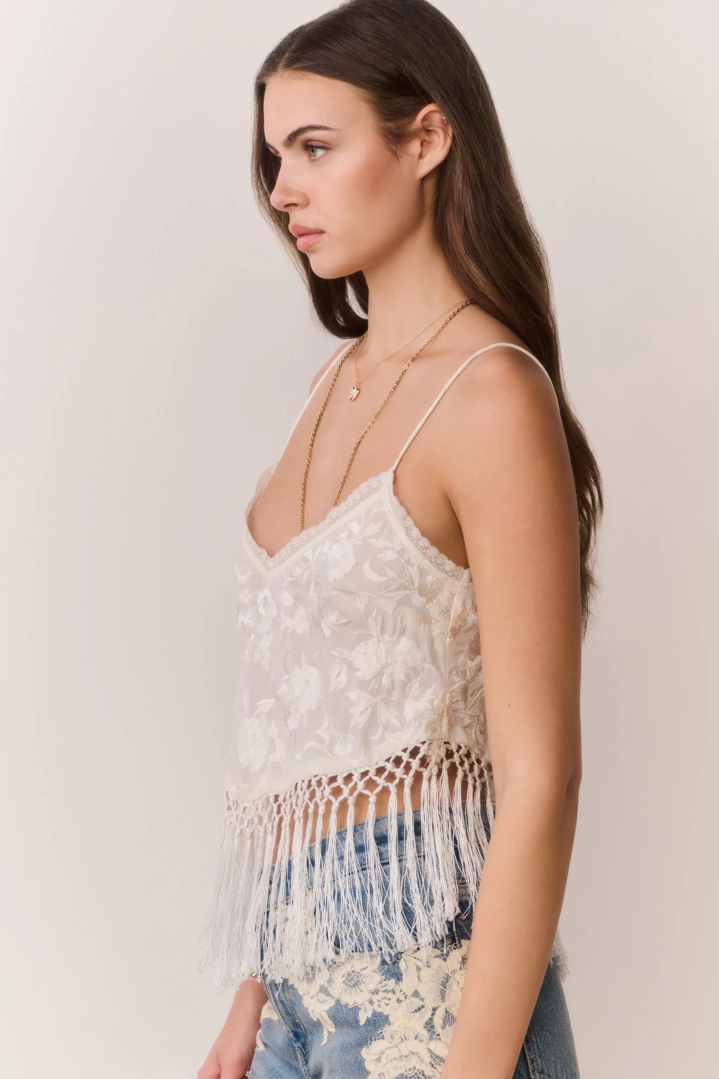 Annemarie Fringe Crop Top - Image 4