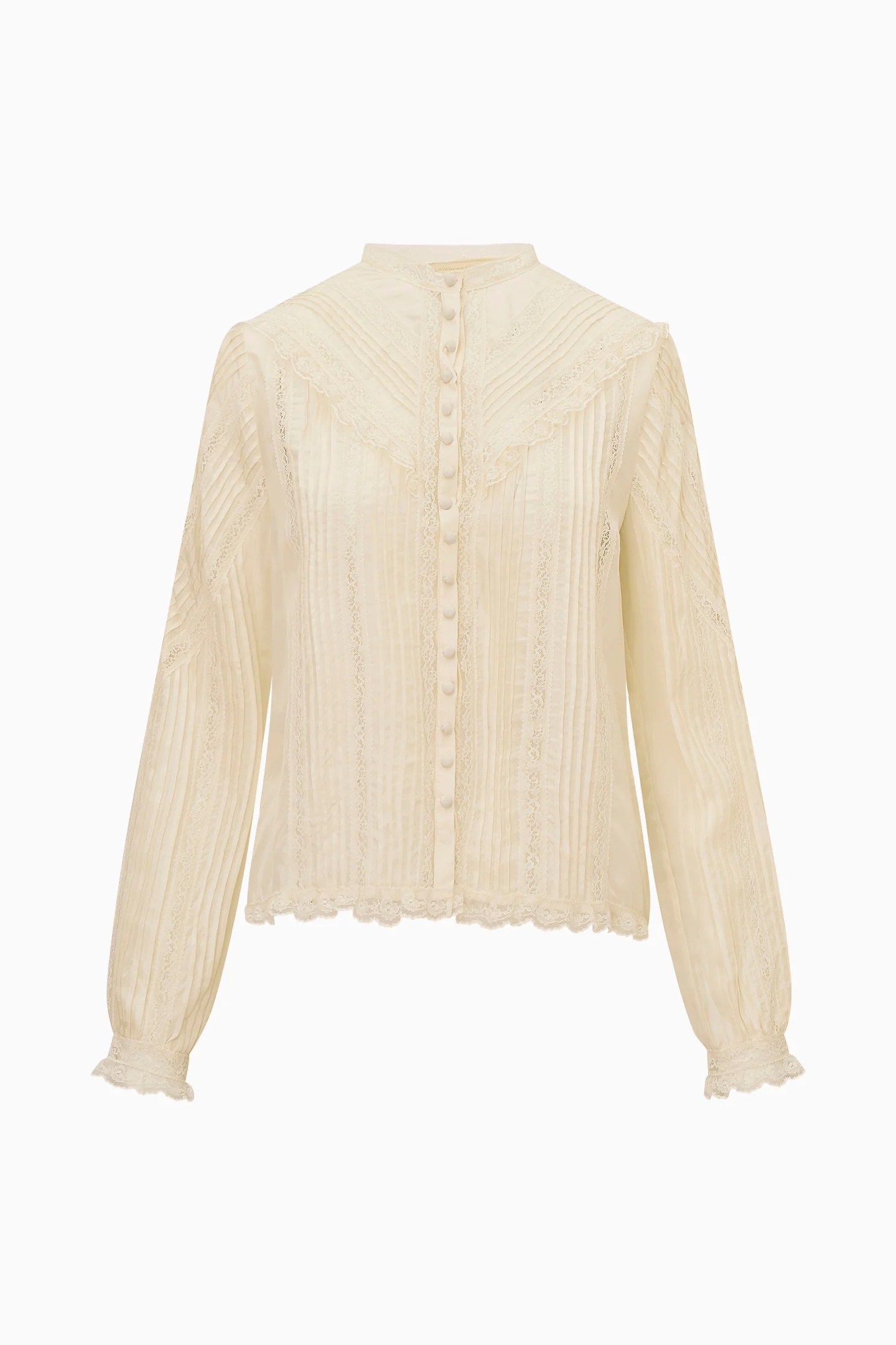 Aralina Silk Blouse - IVORY - Image 5