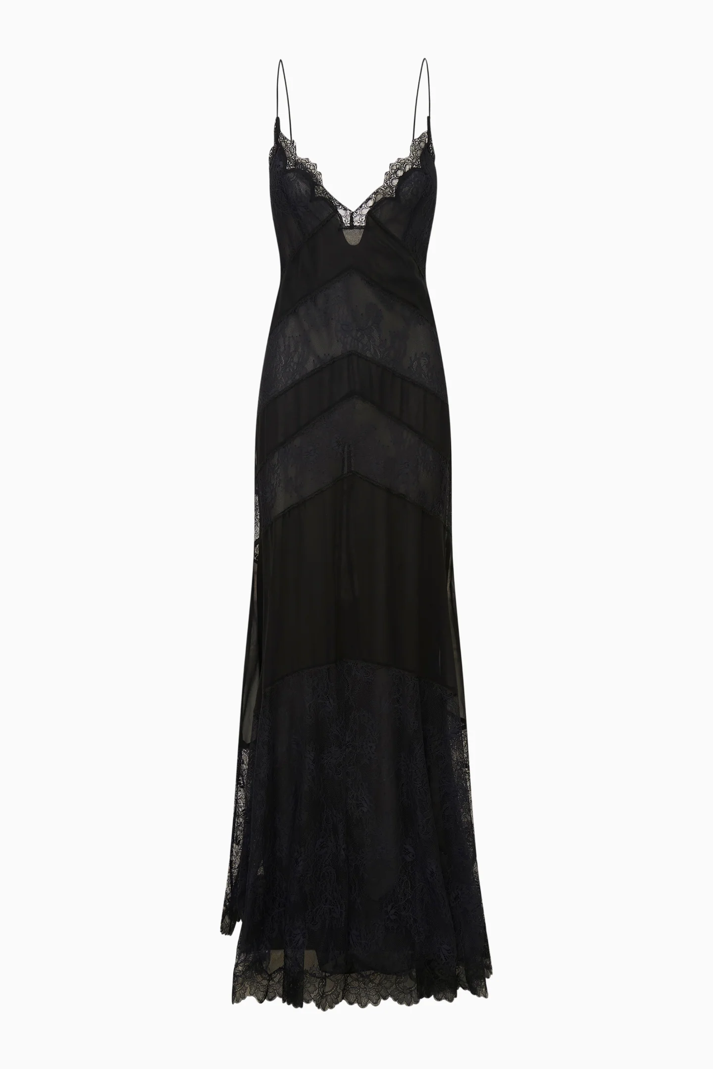 Astra Silk Lace Maxi Dress - Image 7