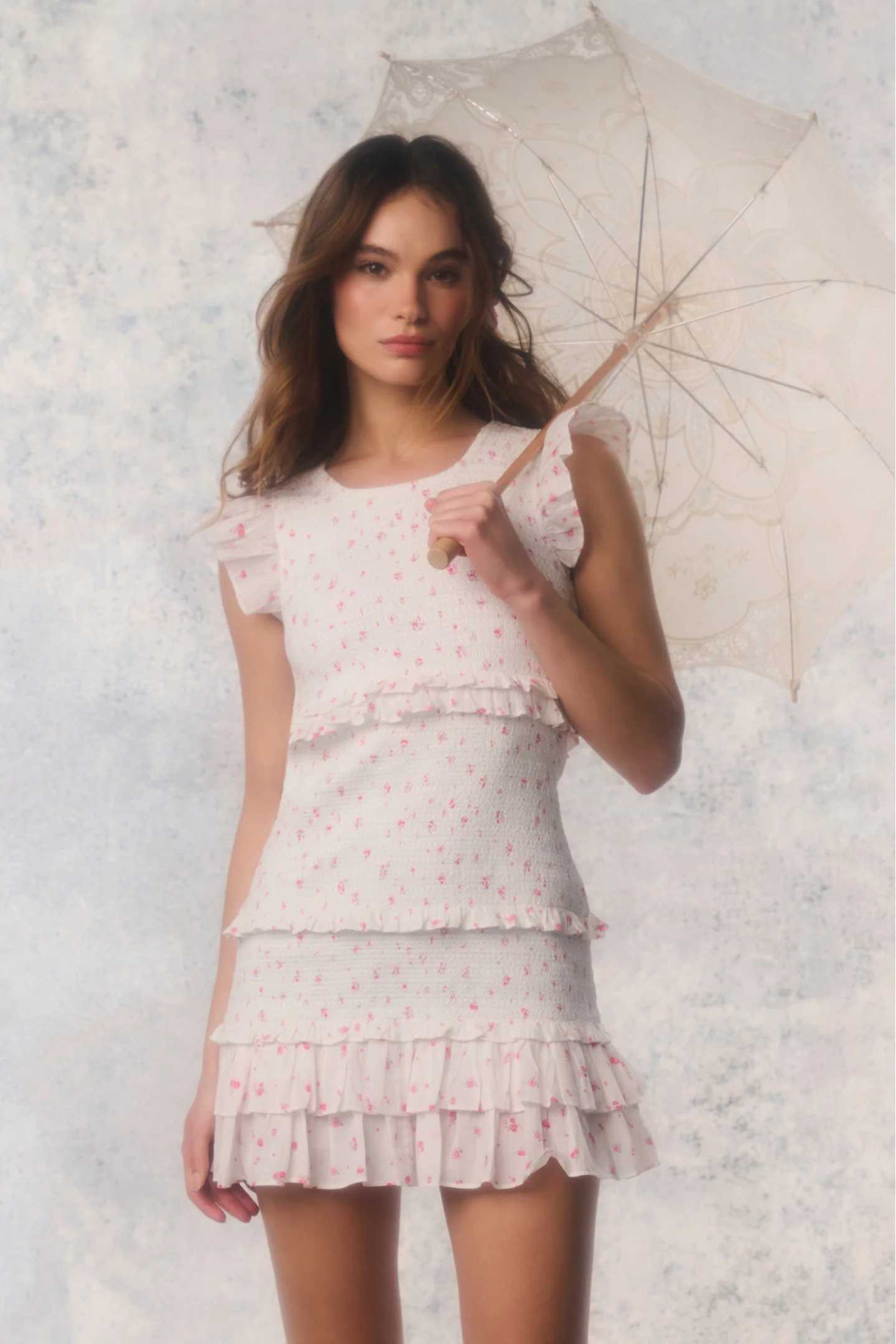 Re-Edition Aveline Cotton Mini Dress - Image 2