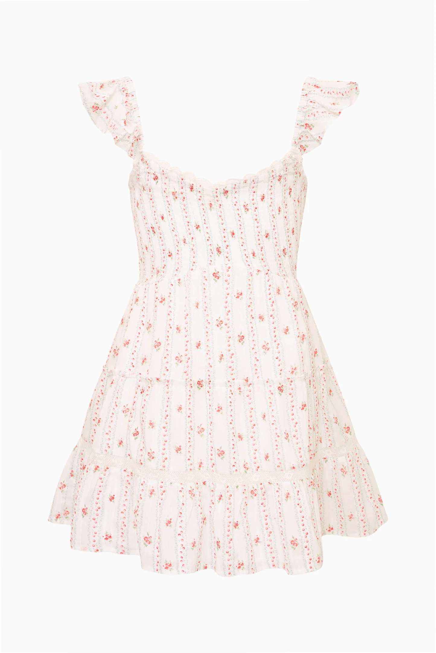 Tween Cherry Stripe Avenora Dress - Image 4