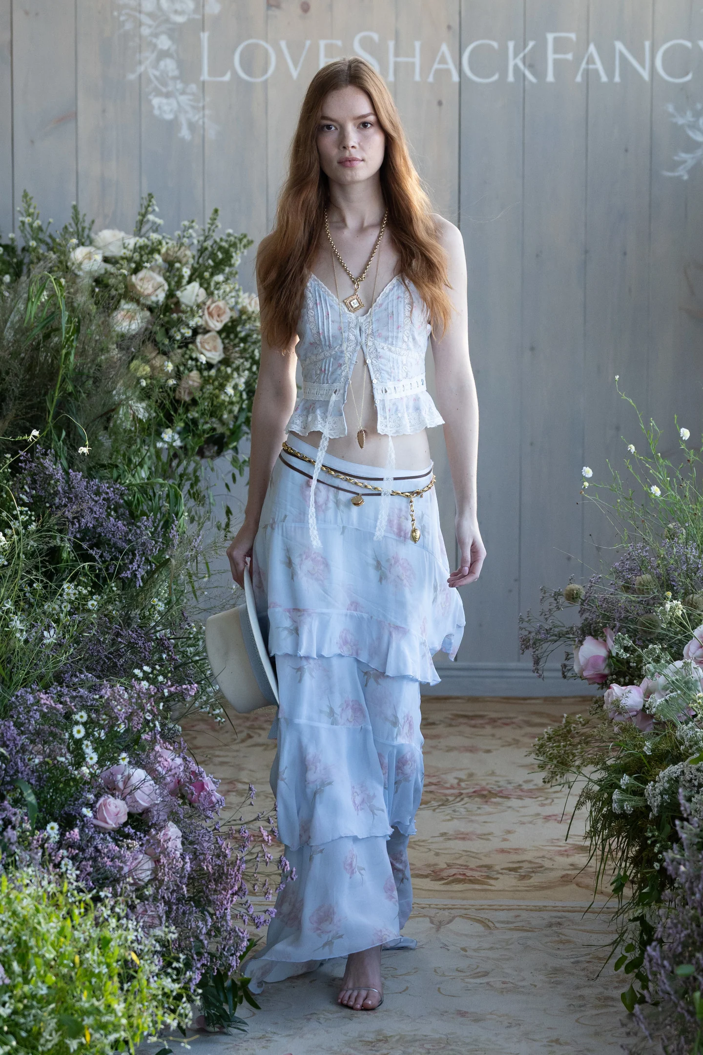 Avra Floral Cotton Peplum Cami - Image 5