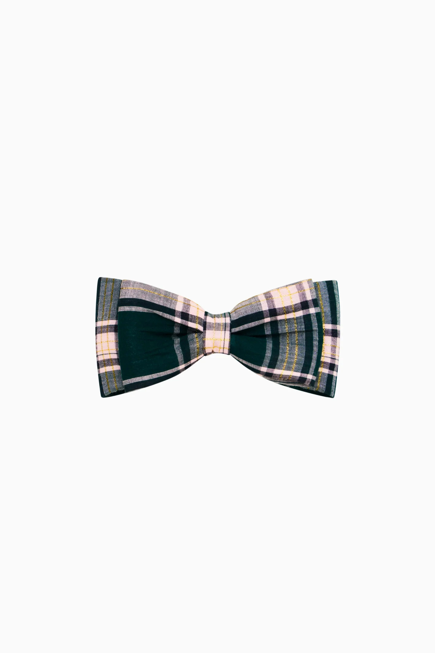 Ayisha Tartan Hair Bow - Image 2