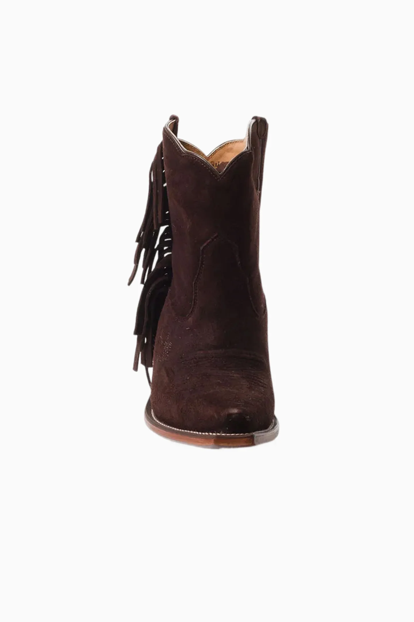 Besita The Spirit Fringe Suede Booties - Image 3