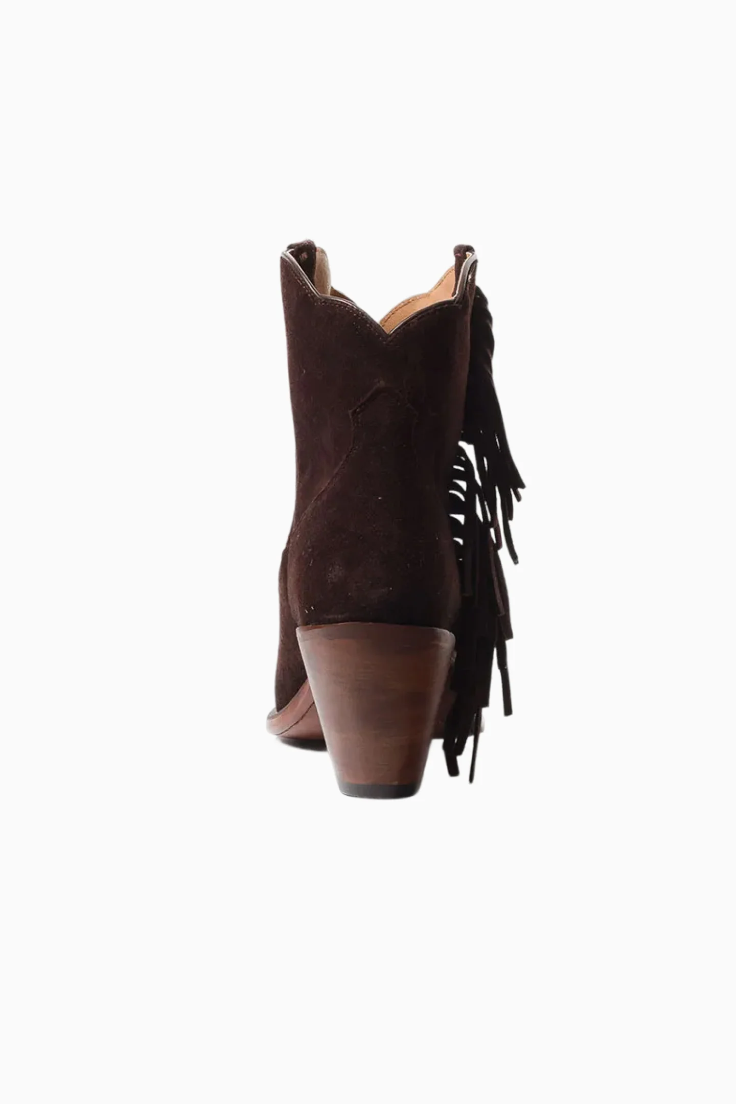 Besita The Spirit Fringe Suede Booties - Image 4