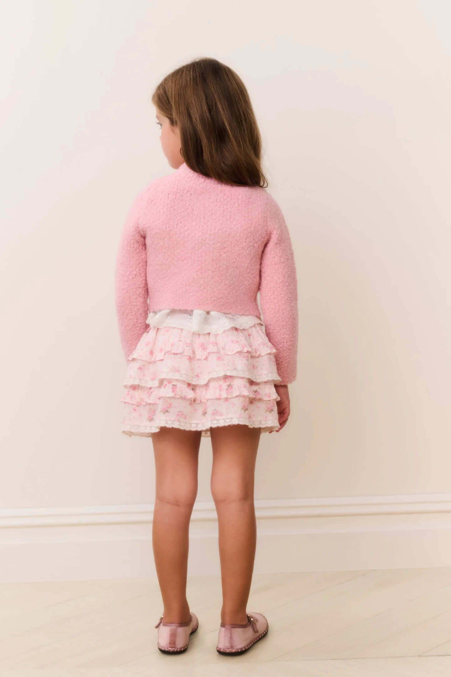 Girls Billie Garden Floral Skirt - Image 3