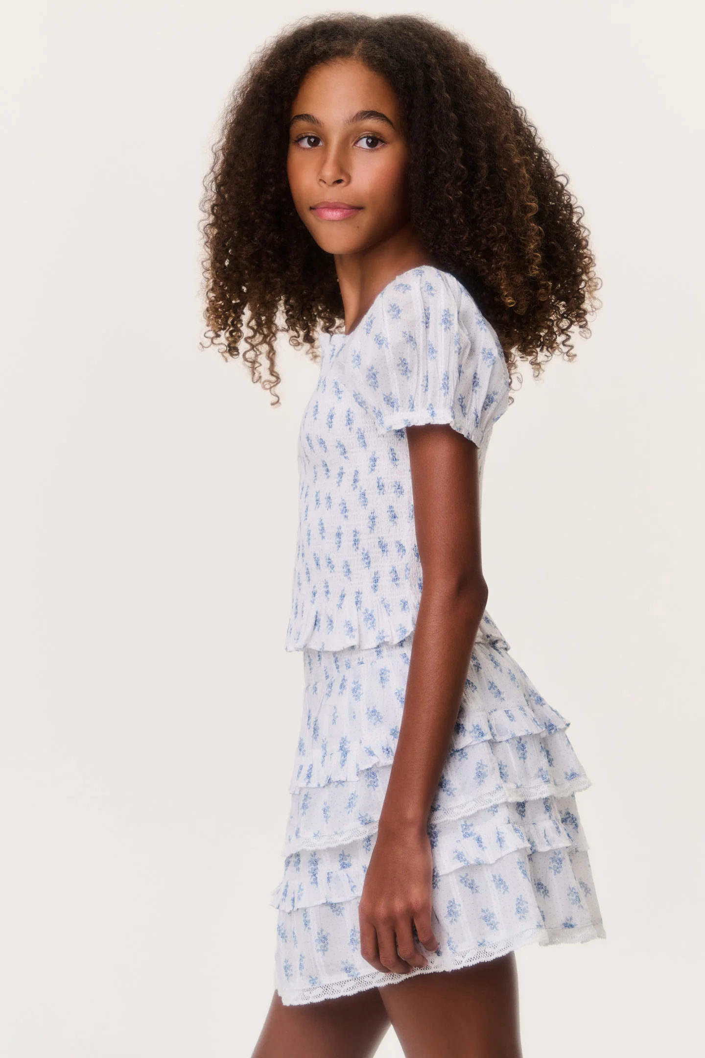 Tween Indigo Cloud Billie Skirt - Image 2