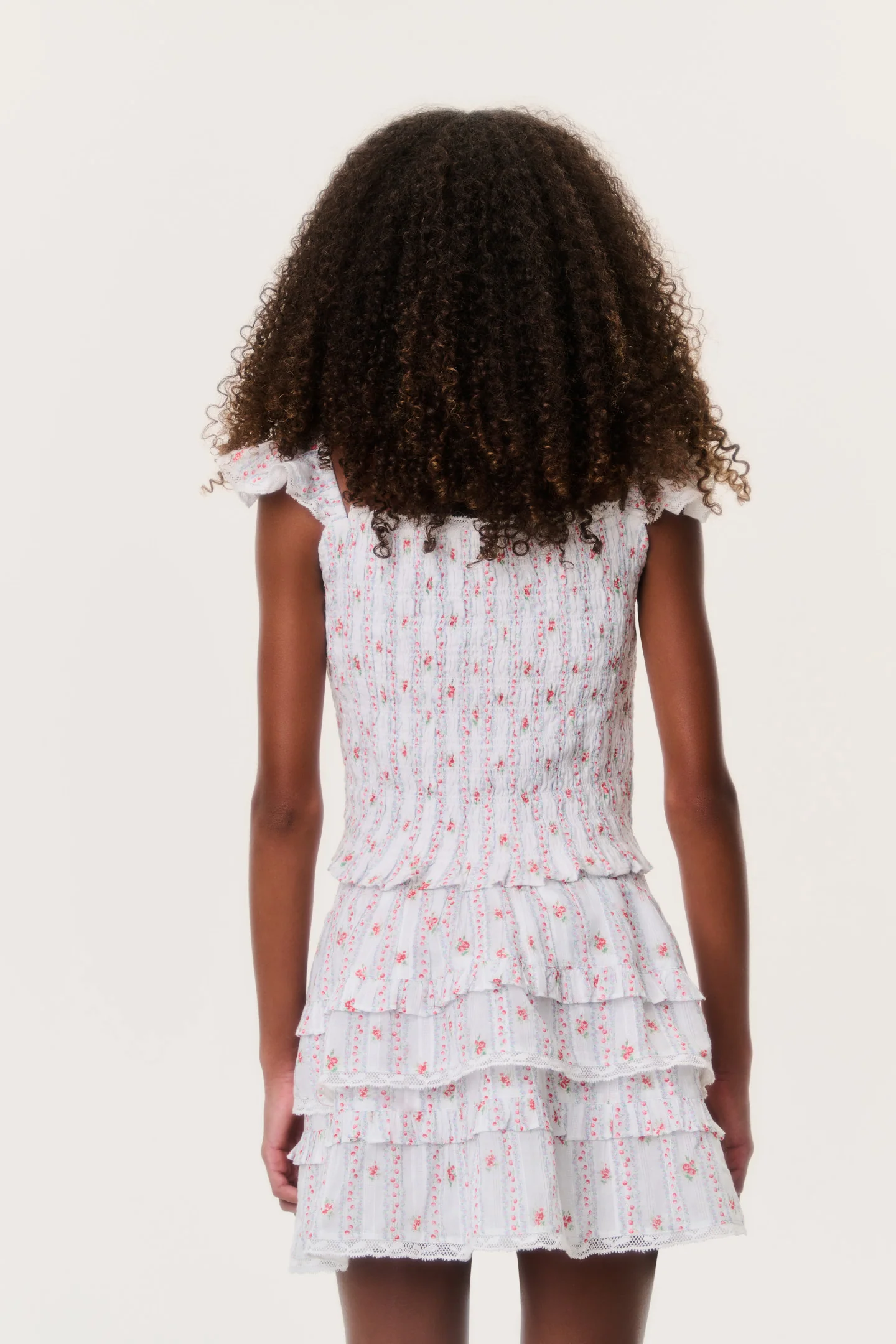 Tween Cherry Stripe Billie Skirt - Image 4