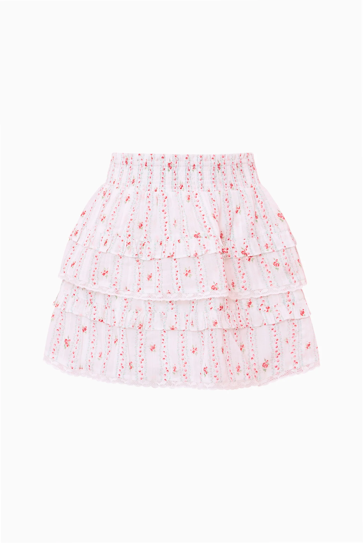 Tween Cherry Stripe Billie Skirt - Image 5