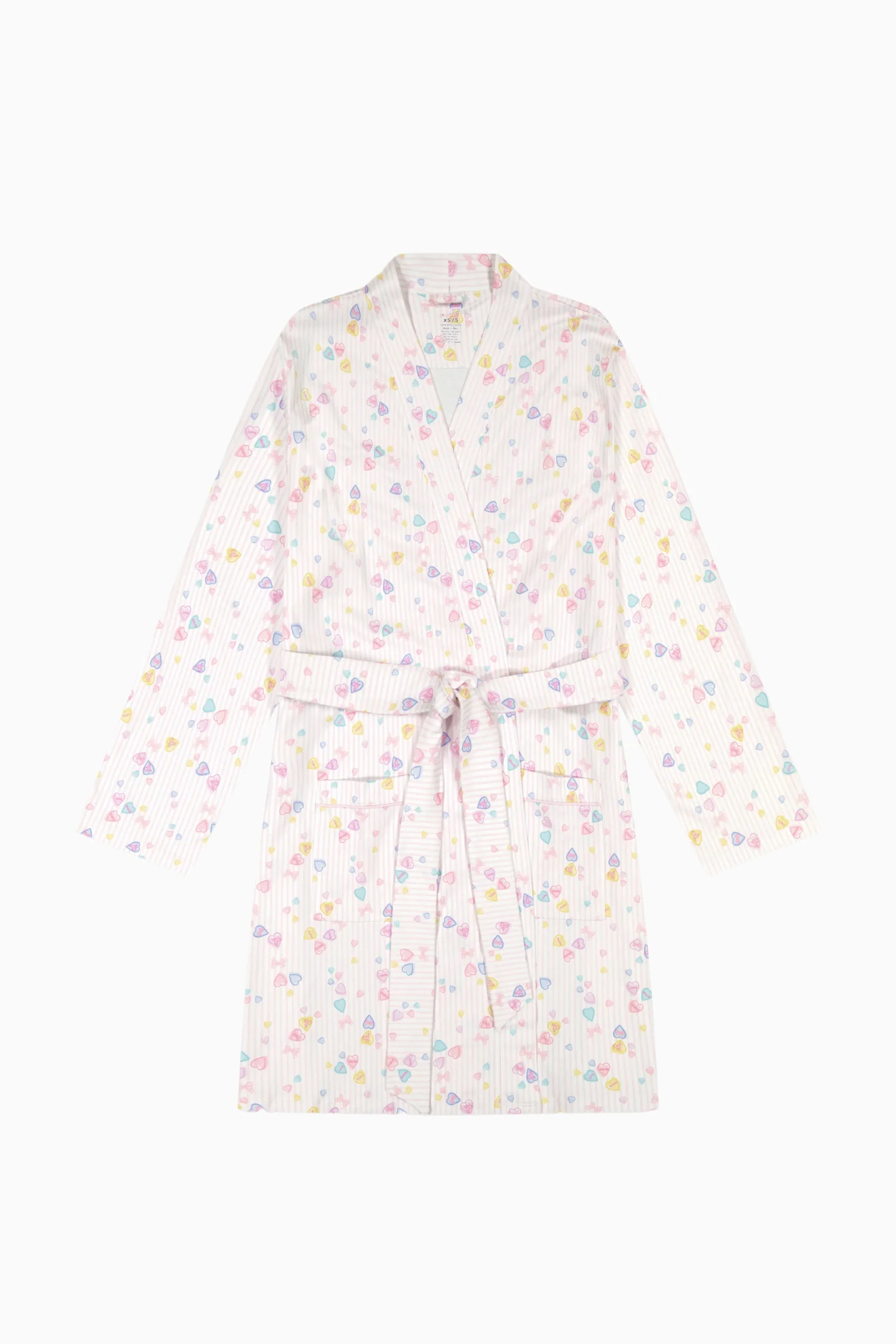 LoveShackFancy x Roller Rabbit Heart Stripe Blake Robe - Image 5