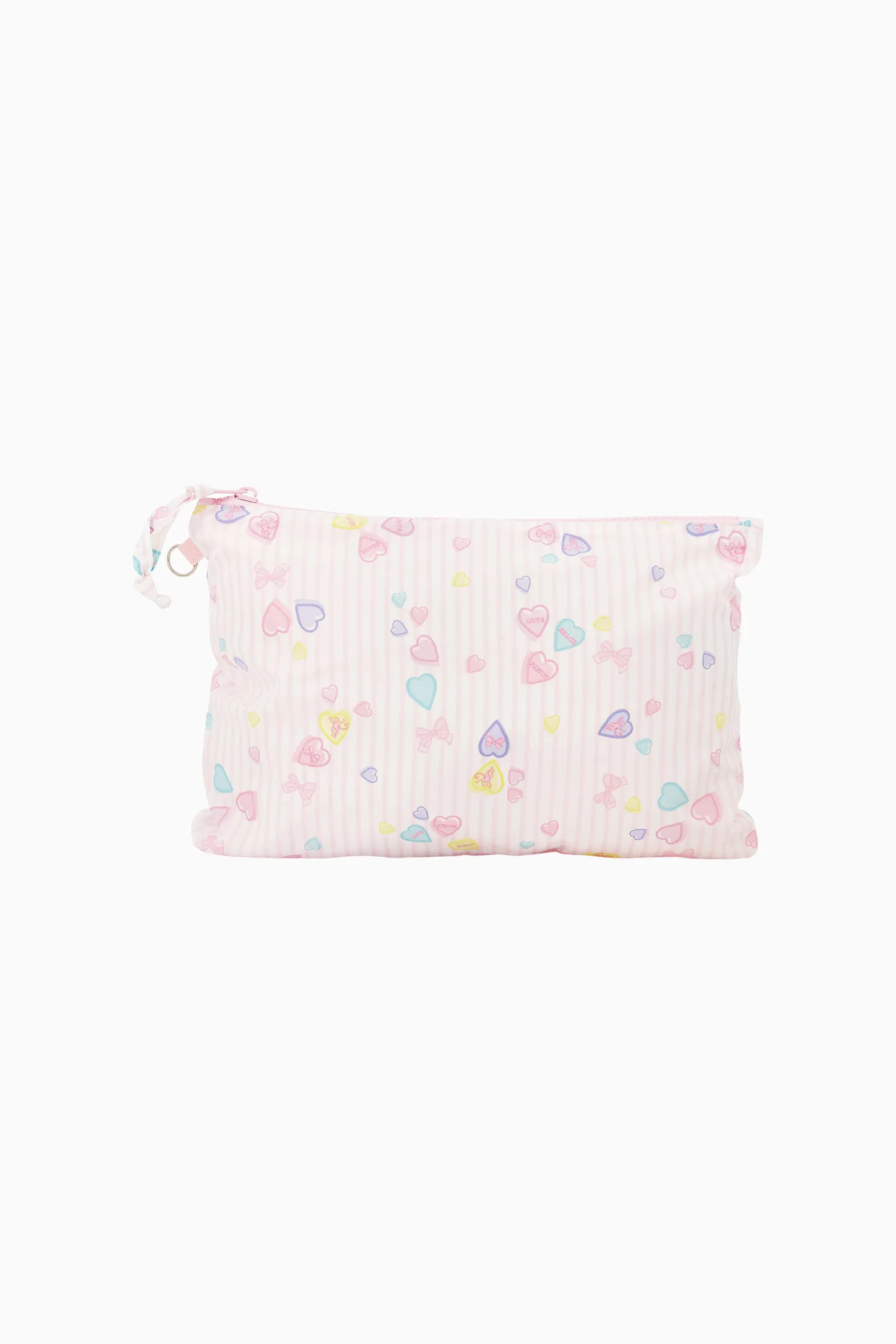 LoveShackFancy x Roller Rabbit Heart Stripe Bow Tote Bag - Image 3