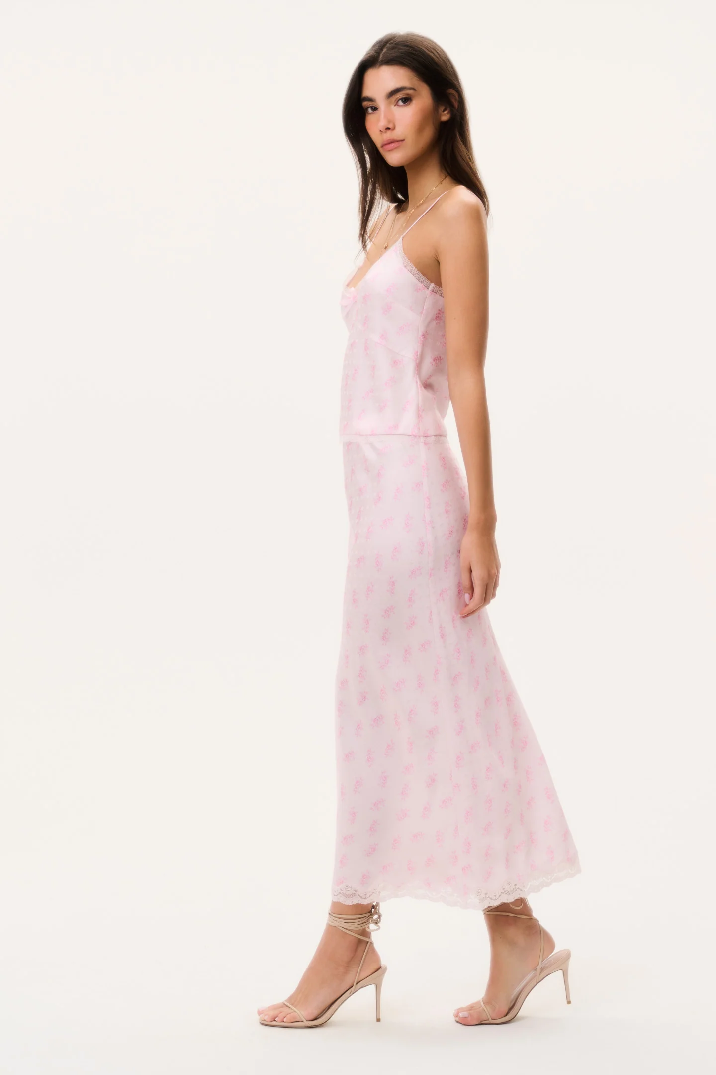 Castle Silk-Blend Floral Maxi Skirt - Image 4