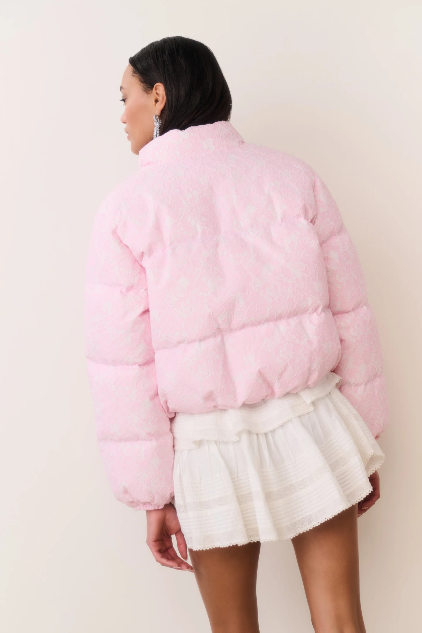 Celesta Lace Puffer Jacket - Image 5
