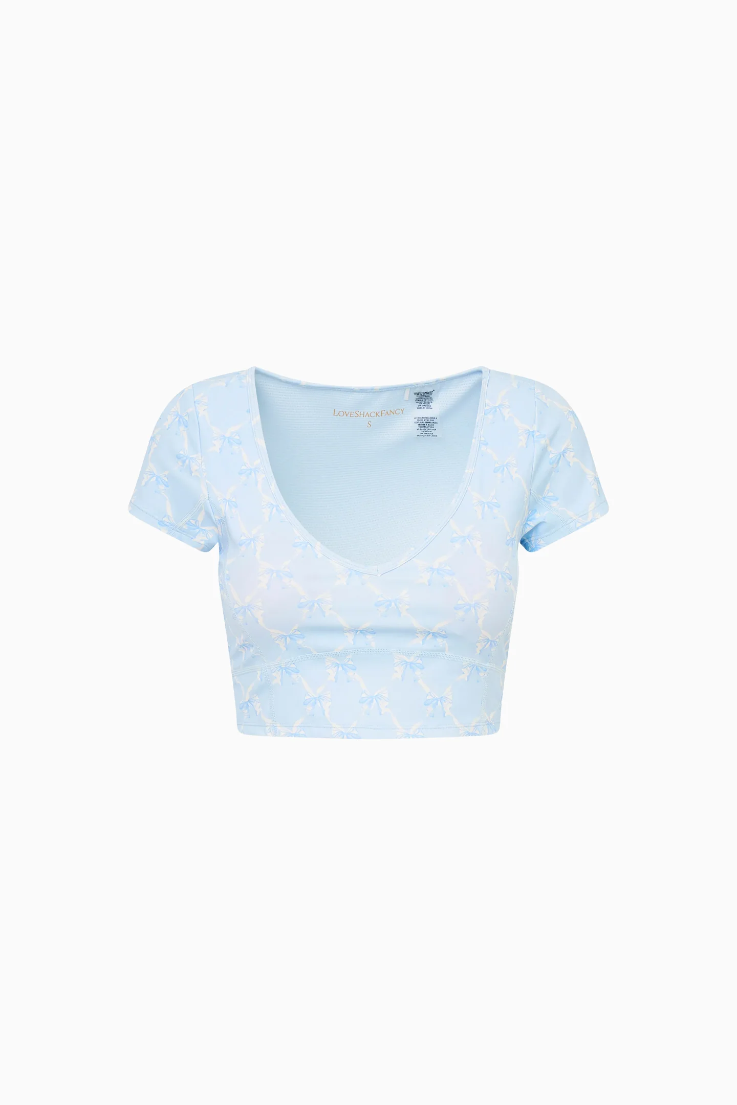 Tween Cherrily Bow Print Active Top - Image 4