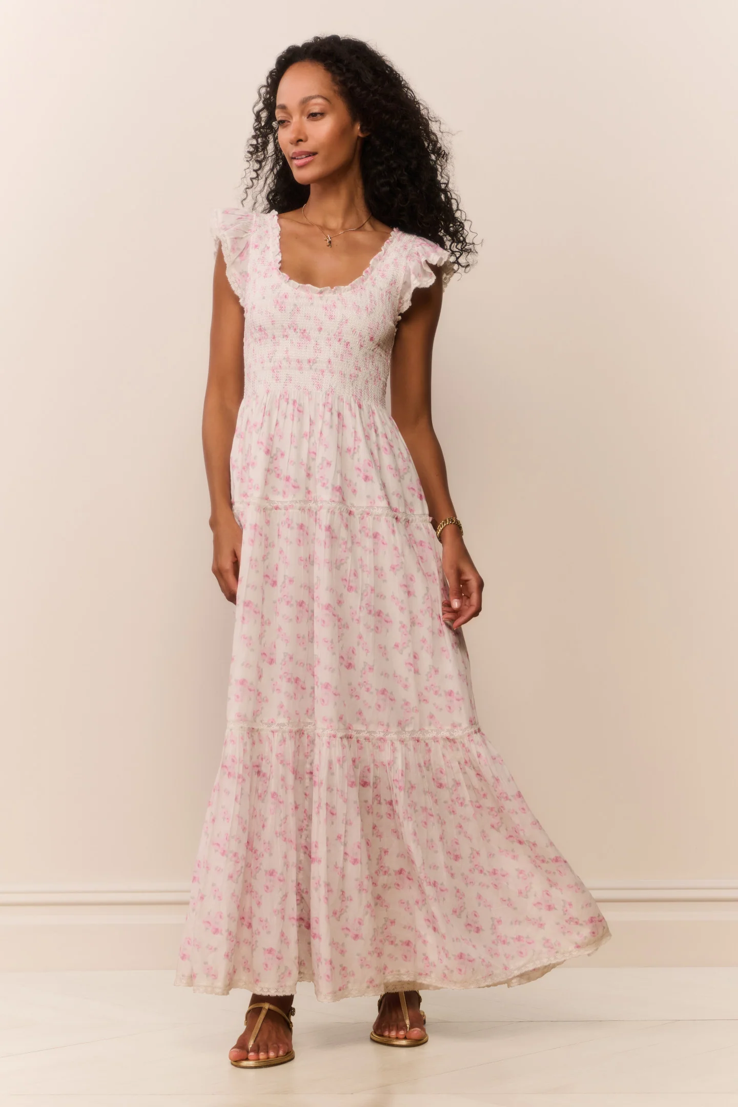 Chessie Blooming Floral Maxi Dress - RUSTIC ORCHID - Image 2