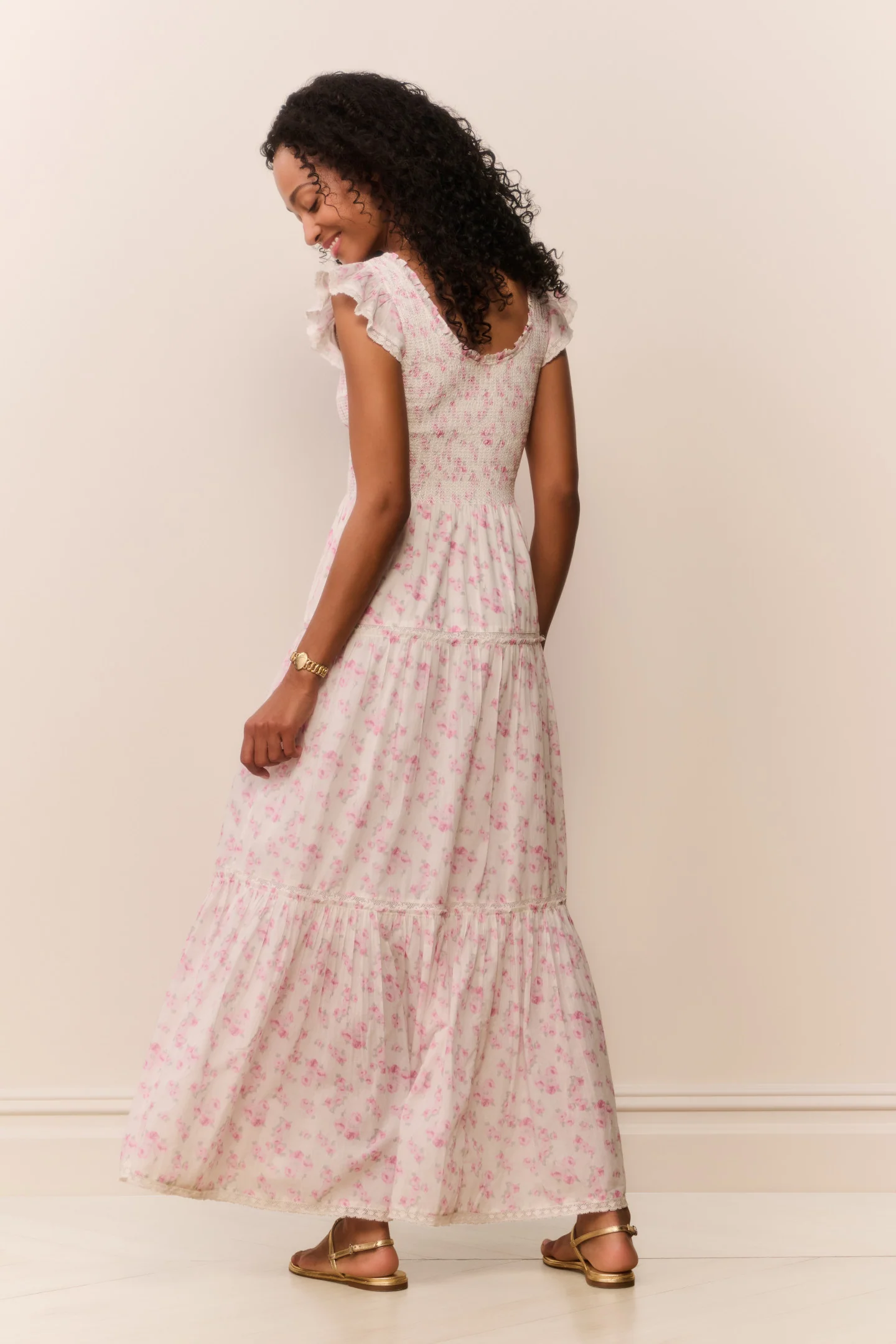Chessie Blooming Floral Maxi Dress - RUSTIC ORCHID - Image 4