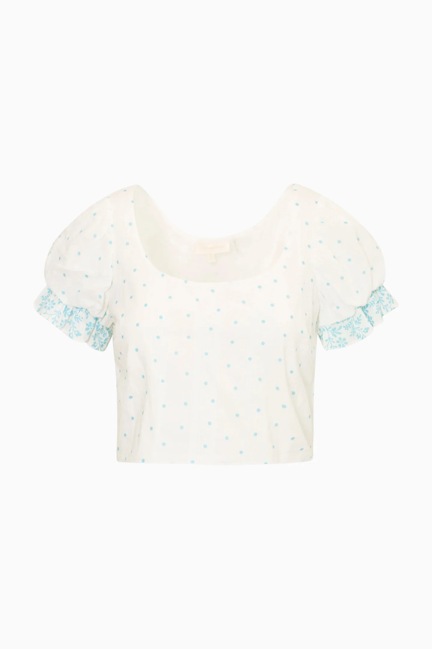 Re-Edition Christine Cotton Polkadot Top - Image 4