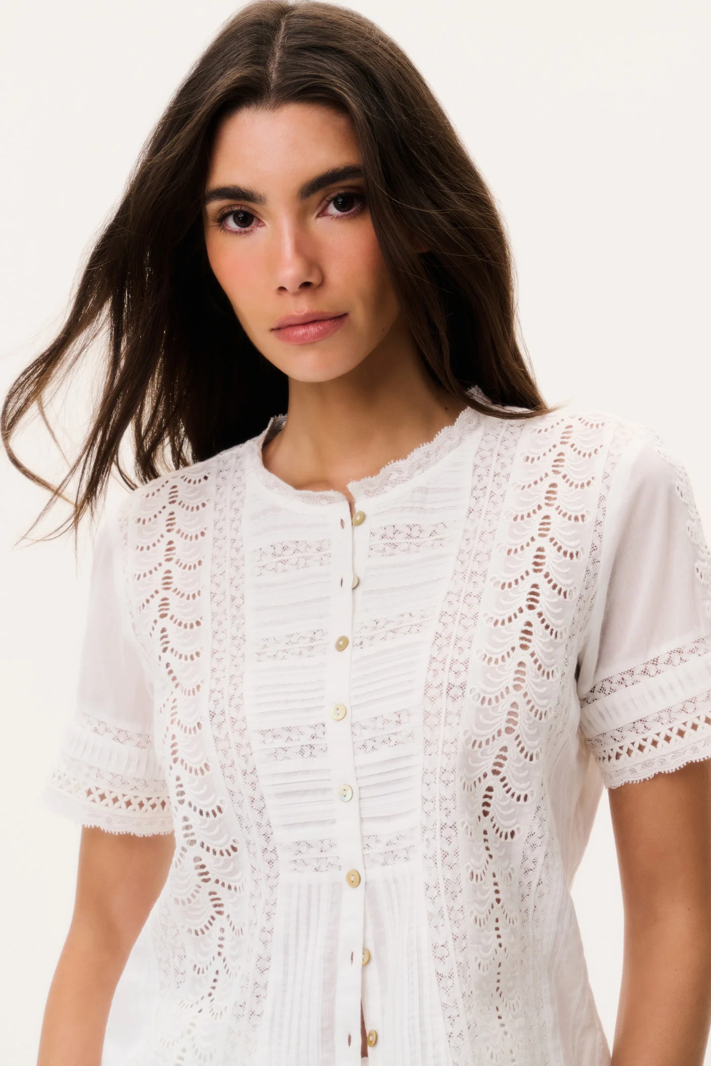 Ciela Cotton Victorian Top - Image 3