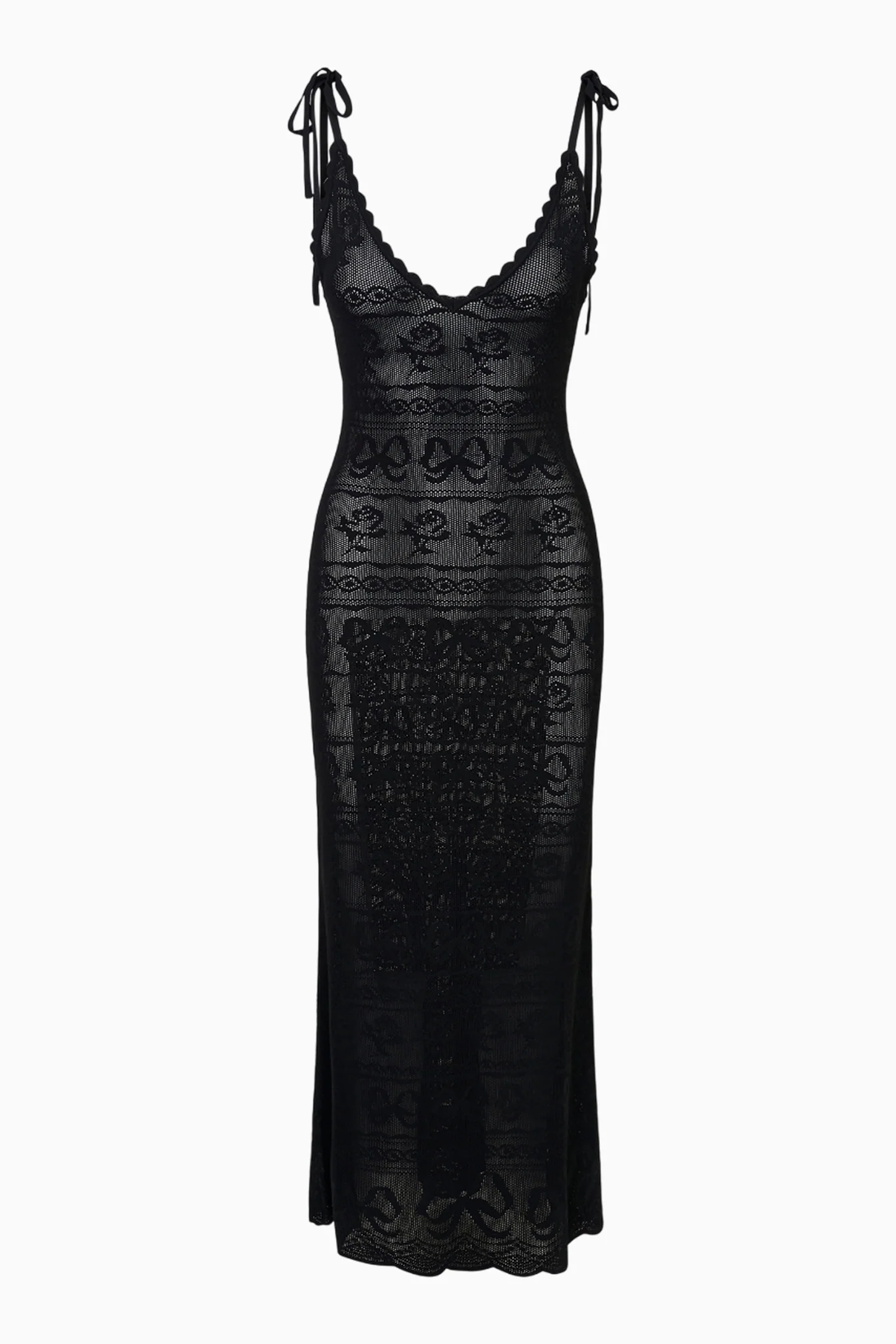 Cillian Pointelle Knit Maxi Dress - Image 4