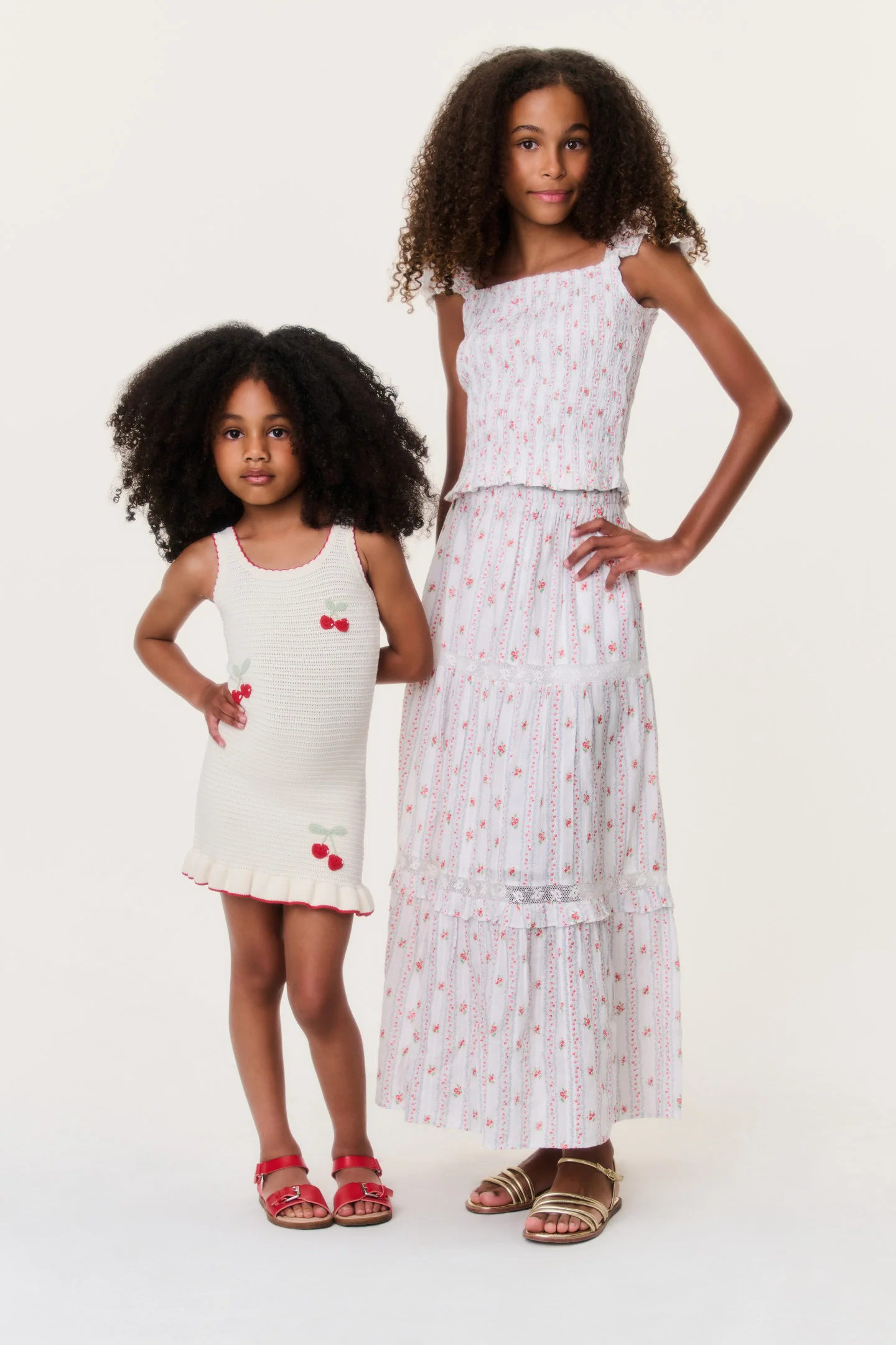 Tween Cherry Stripe Colina Skirt - Image 2