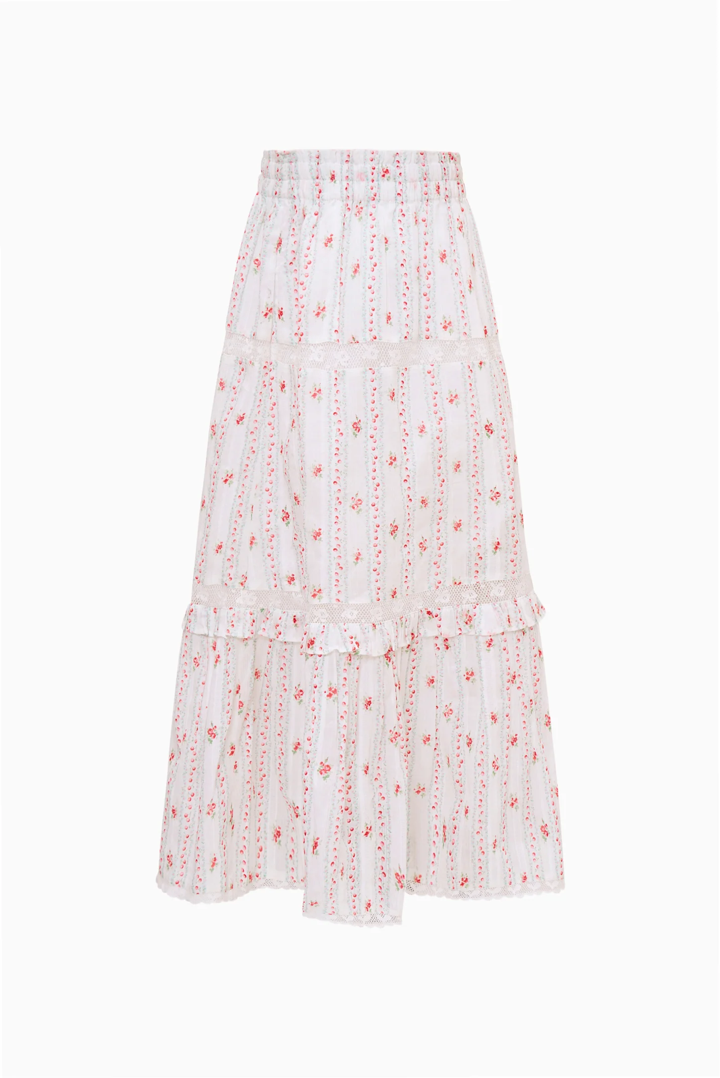Tween Cherry Stripe Colina Skirt - Image 5