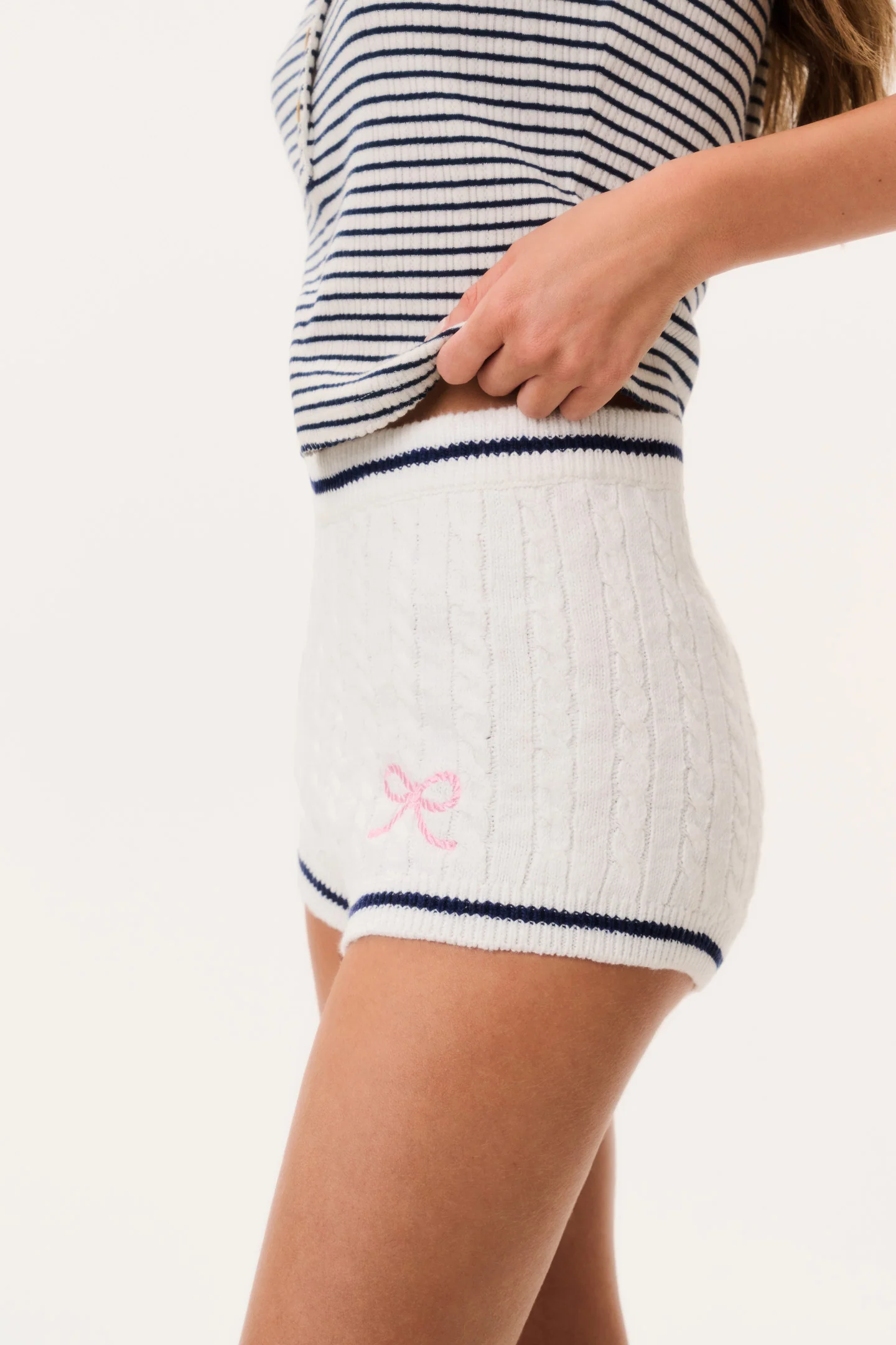 Coramay Knit Mini Shorts - Image 4