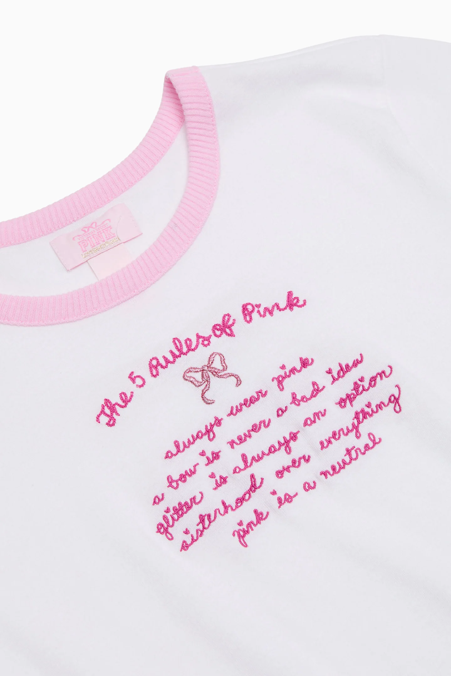 PINK x LoveShackFancy Cotton Baby Tee - Image 14