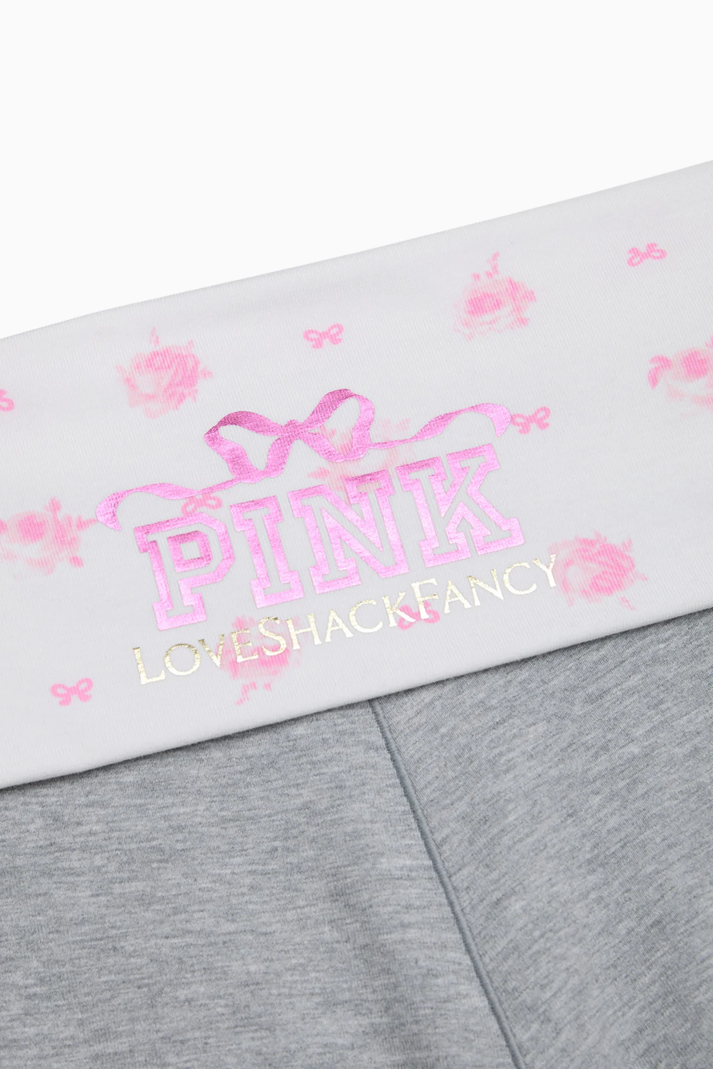 PINK x LoveShackFancy Cotton Foldover Micro Shorts - Image 6