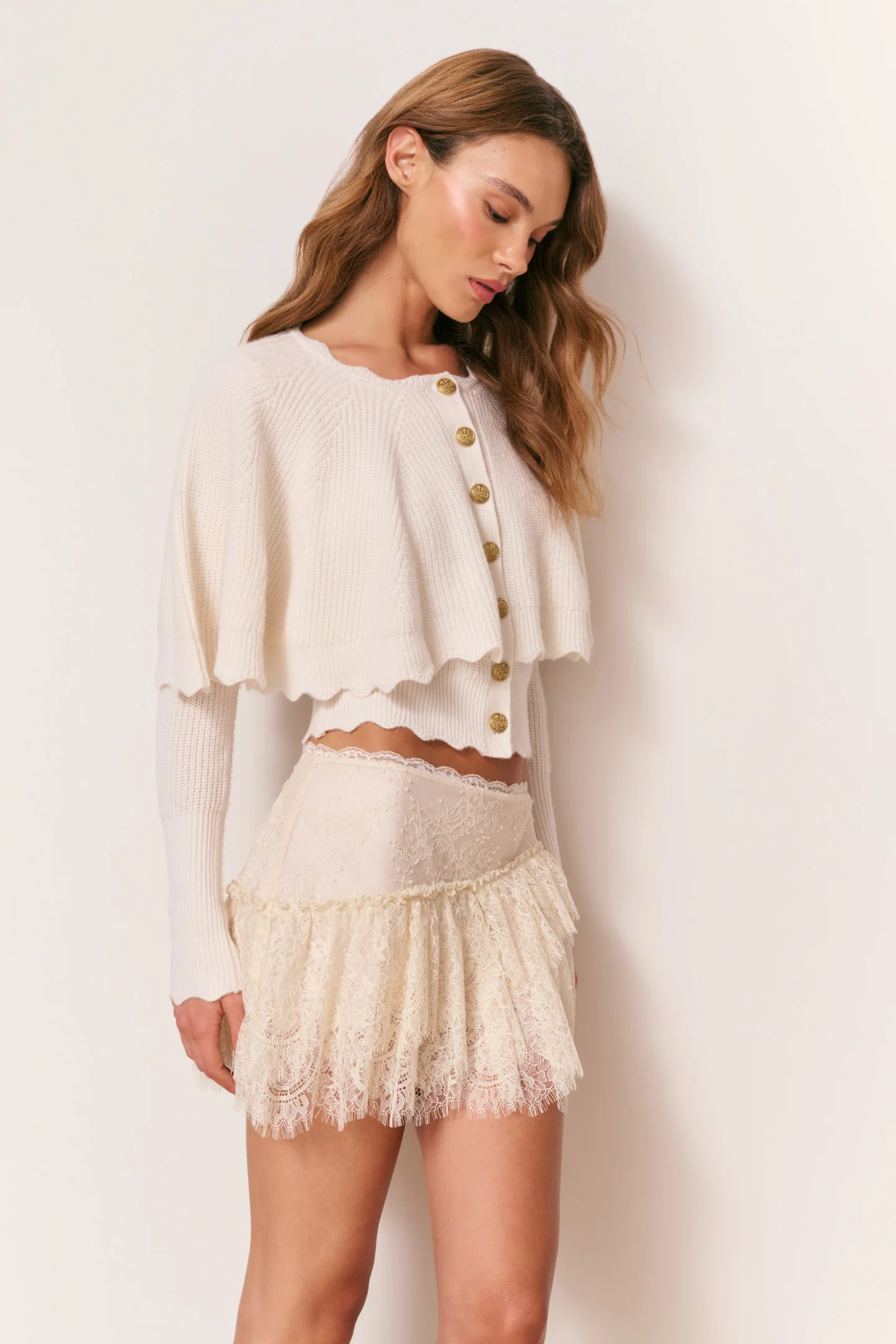 Daelyn Cashmere Cape Cardigan - Image 4