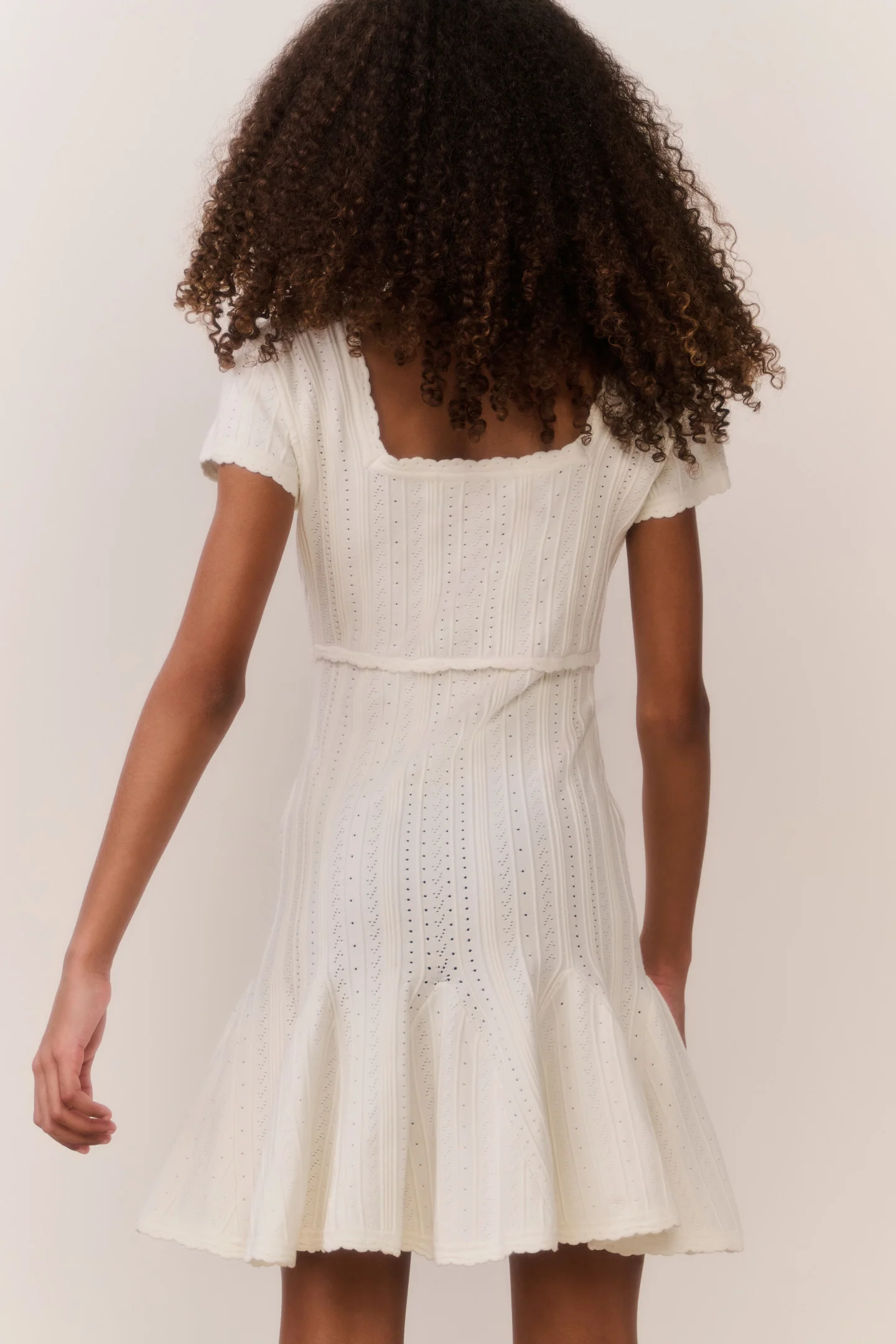 Tween Daffron Stretch Pointelle Dress - Image 8