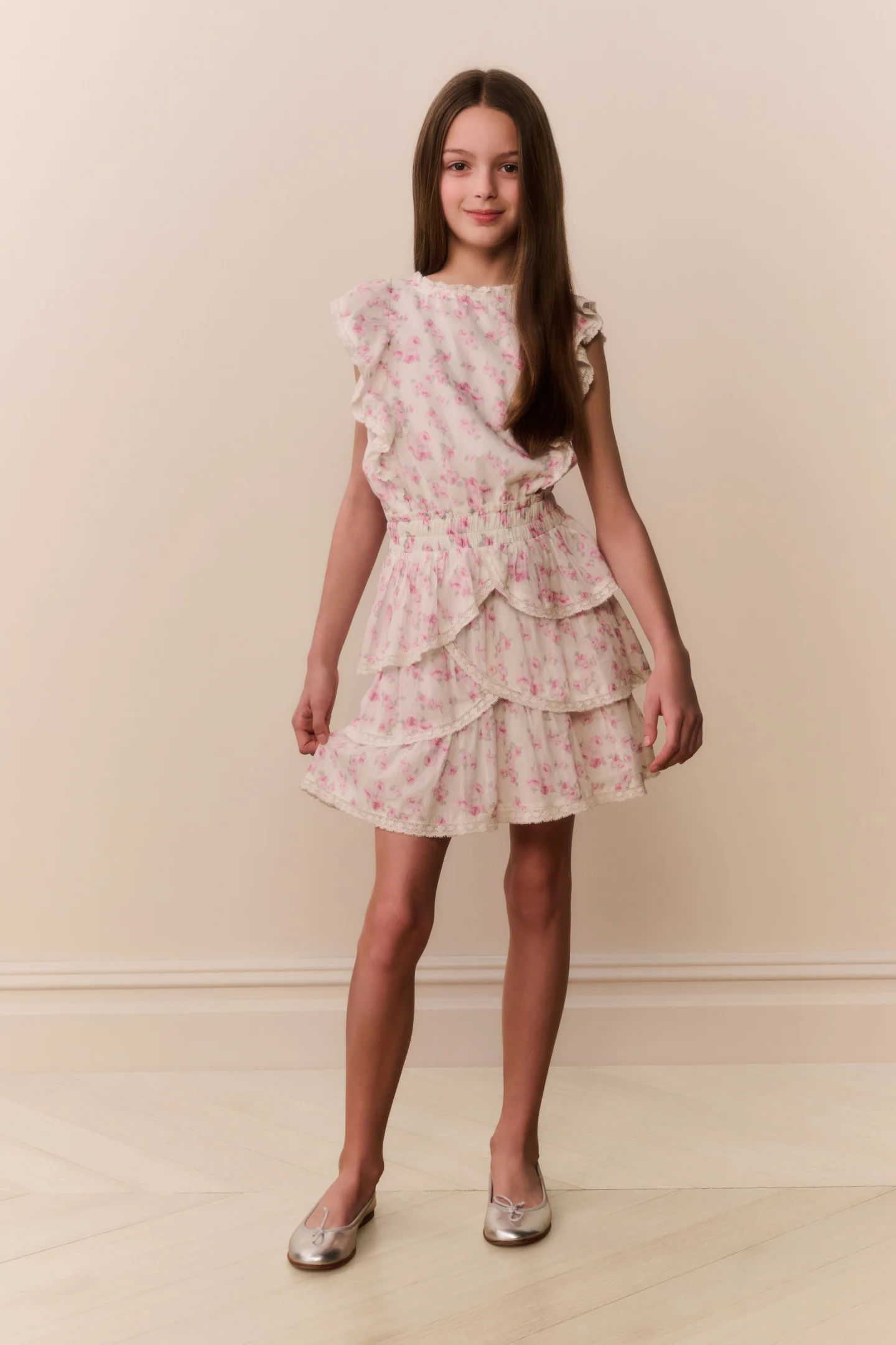 Tween Blooming Floral Decker Dress - Image 2