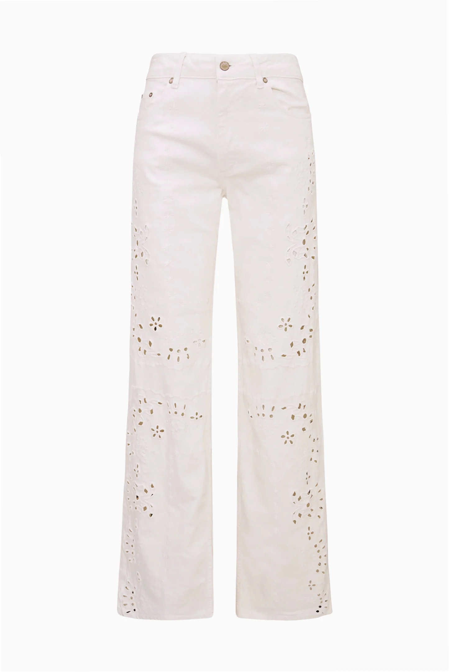 Dellah Floral Eyelet Jeans - Image 5