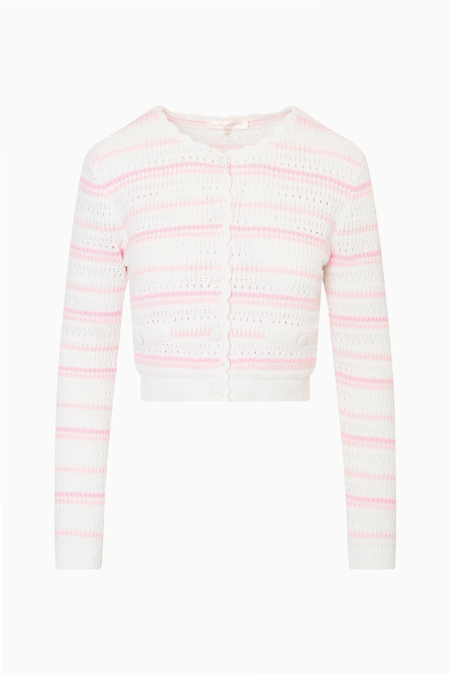 Dessa Cotton Crochet Cardigan - Image 6