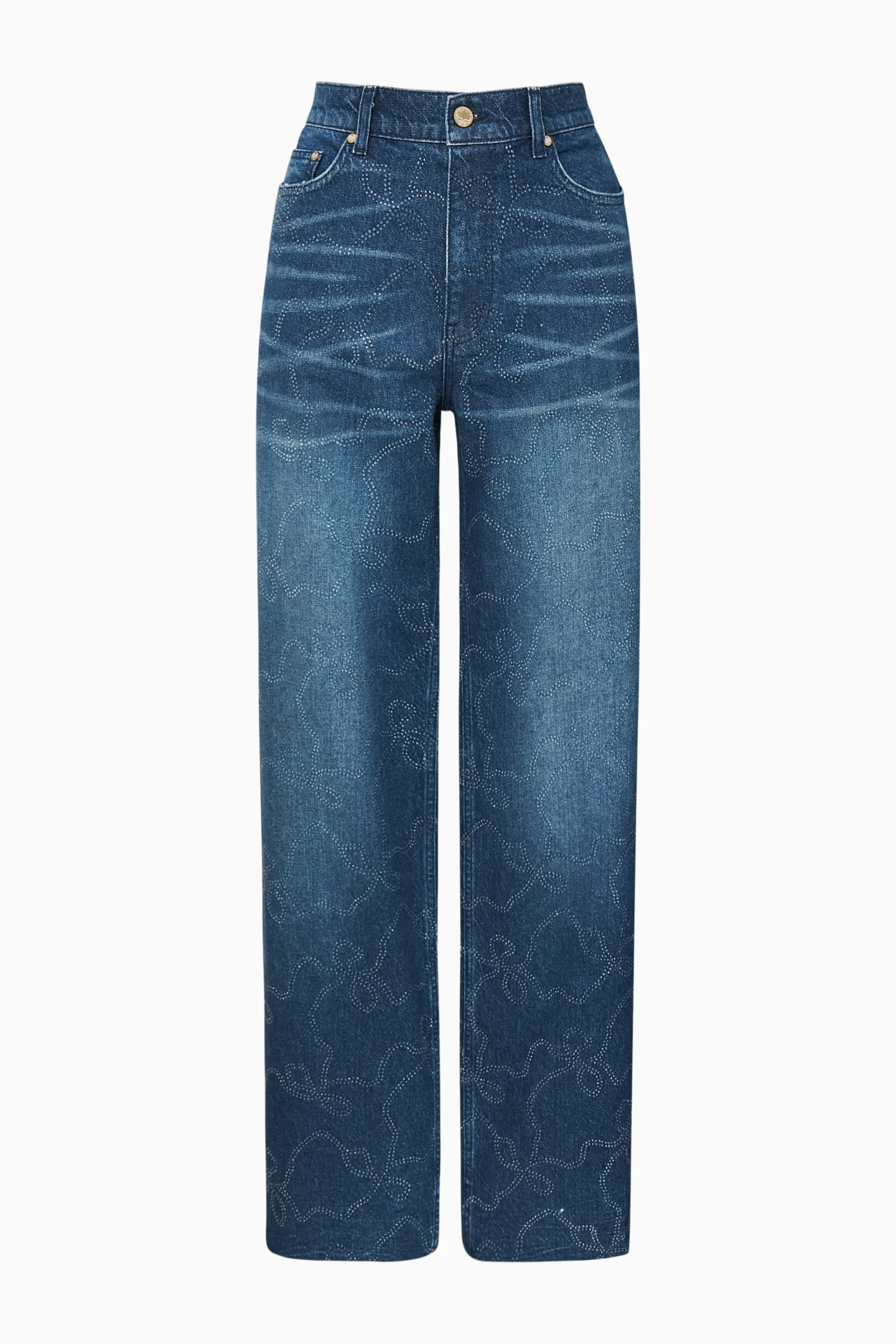 Dessa Crystal Bow Jeans - Image 5