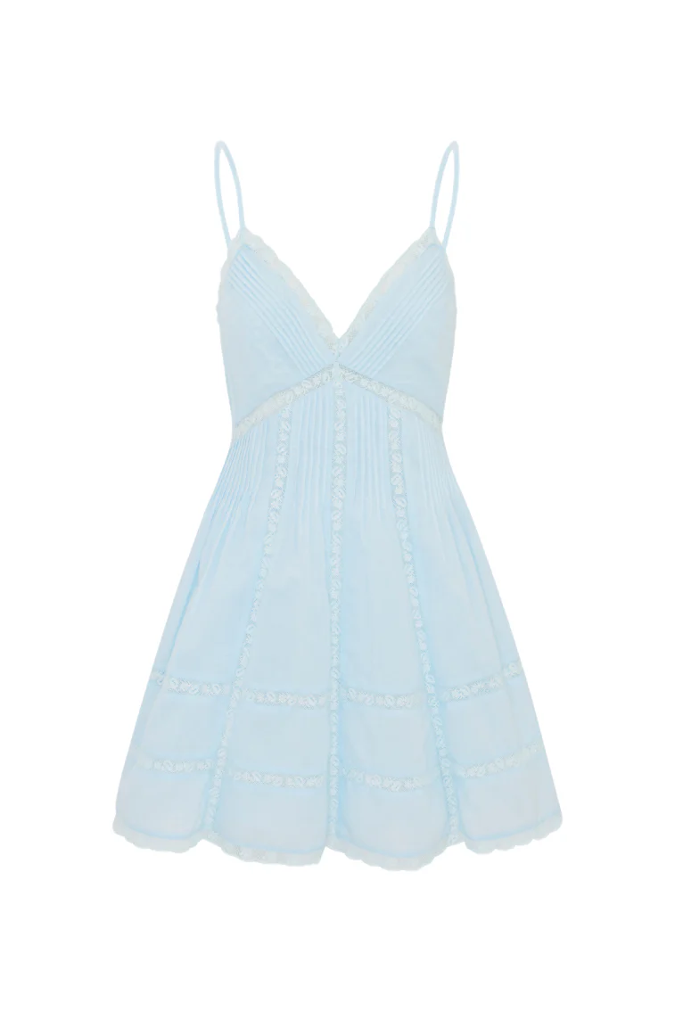 Docila Heritage Cotton Mini Dress - Image 6