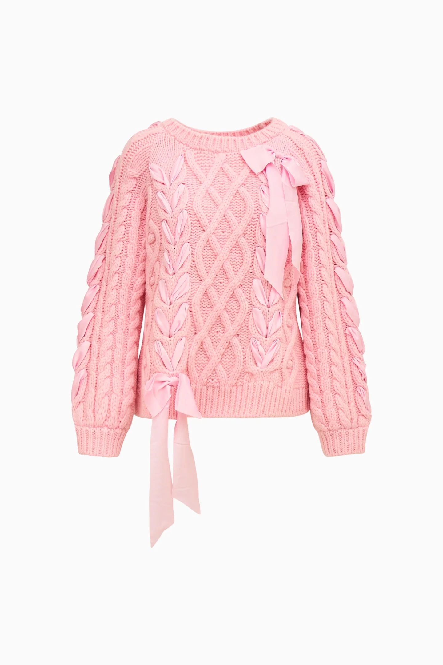 Tween Doria Alpaca-Blend Ribbon Pullover - Image 4