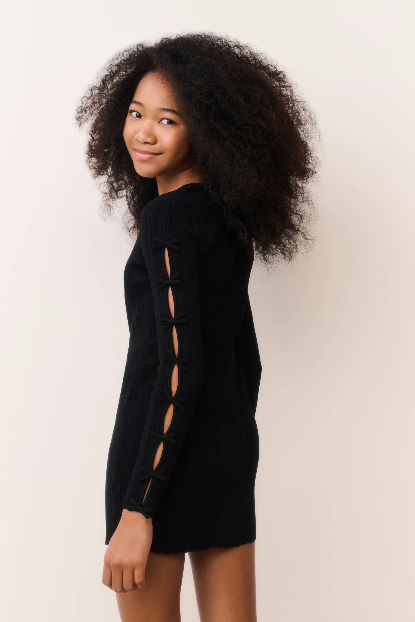 Tween Dorinda Knit Mini Dress - Image 4