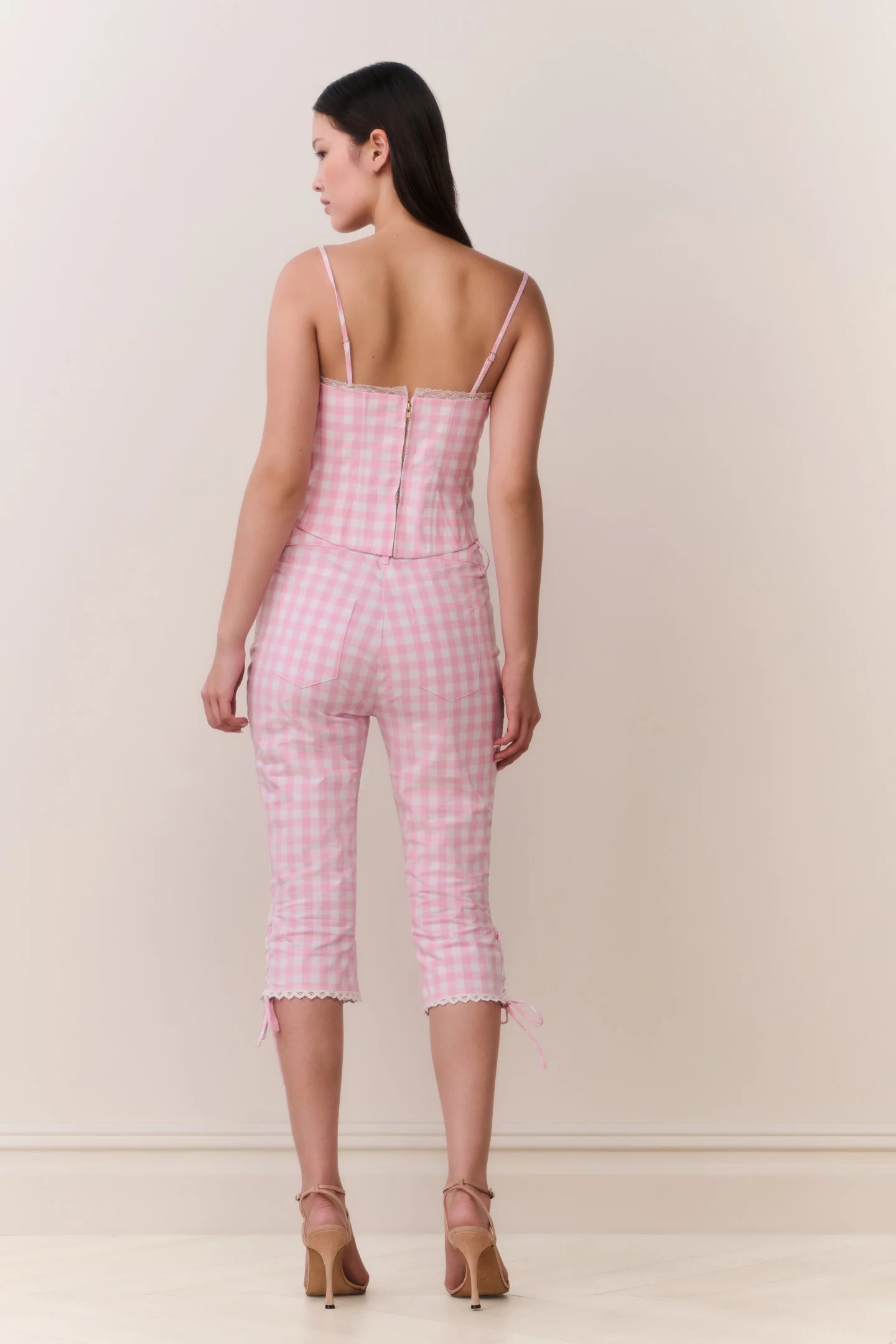 Elarose Gingham Capri Pant - Image 4