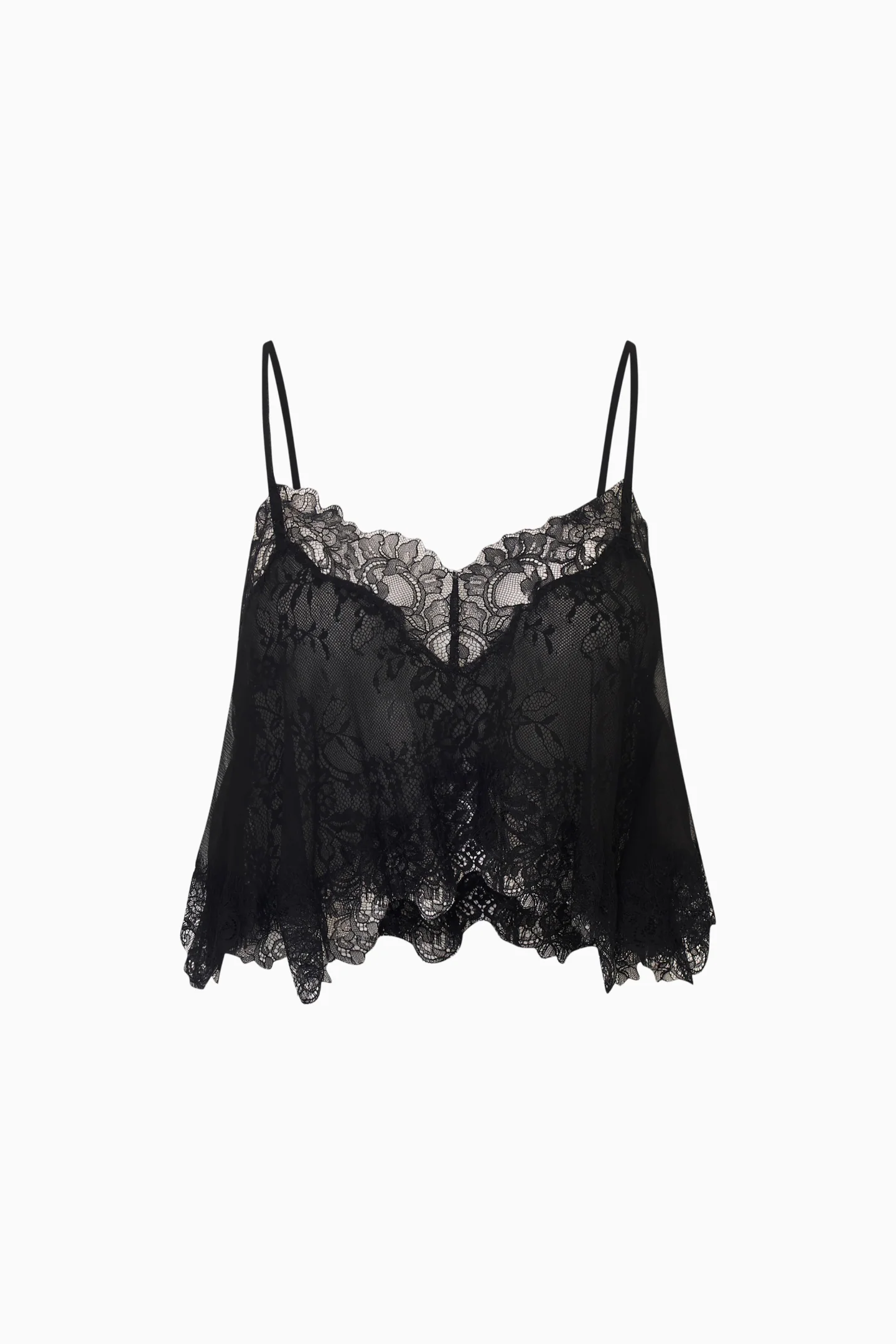 Elysia Silk Lace Crop Top - Image 4