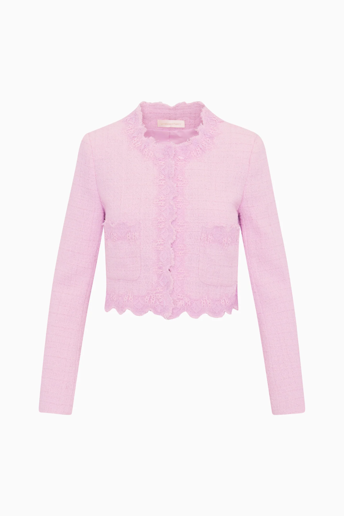 Erina Lace-Trimmed Tweed Jacket - Image 6