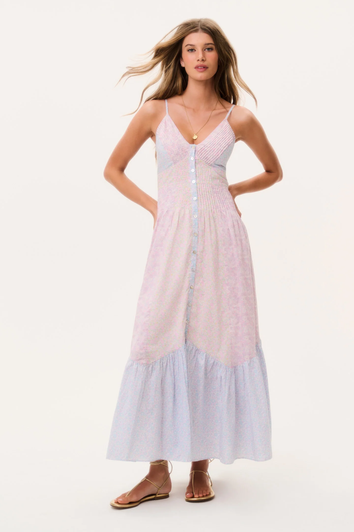 Made With Liberty Fabrics Esilda Maxi Dress - Image 4