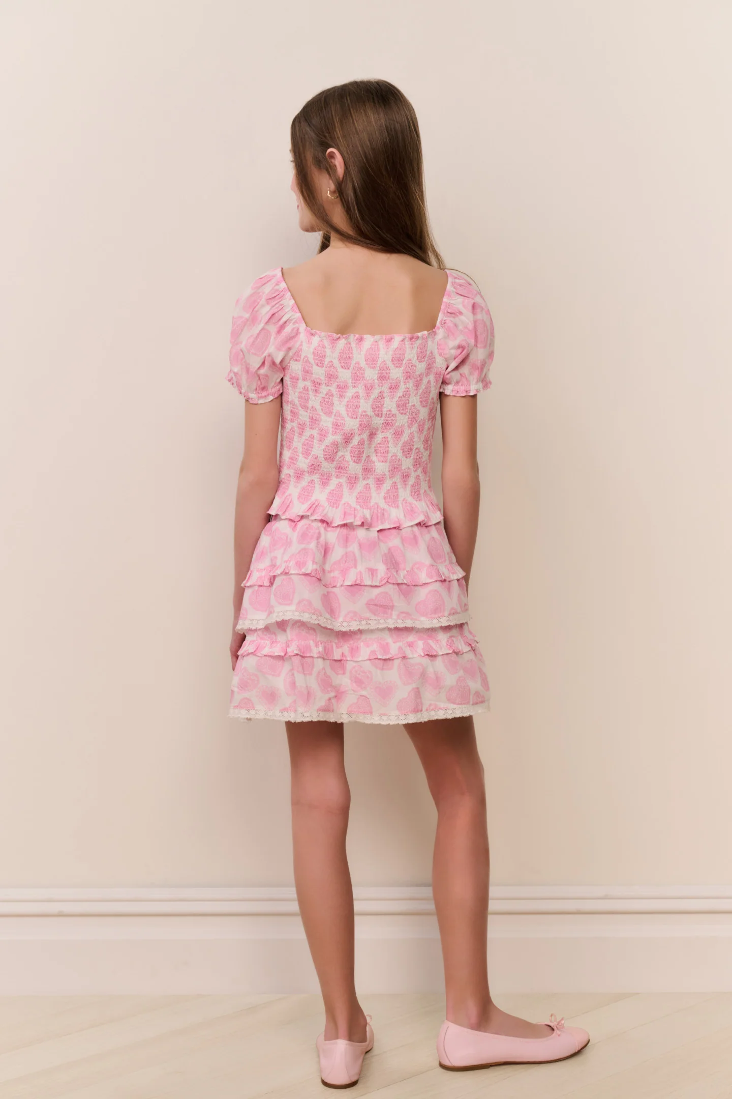 Tween Fabielle Heart Print Top - Image 4