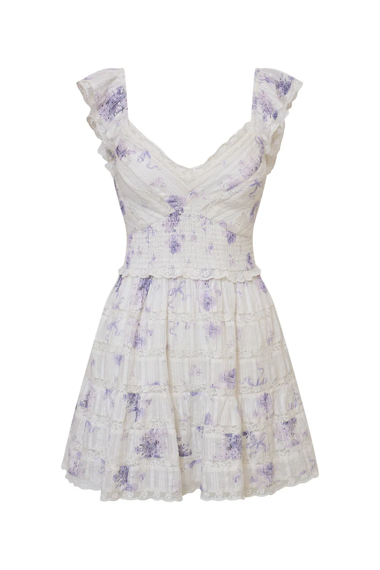 Finny Floral Mini Dress - Image 7