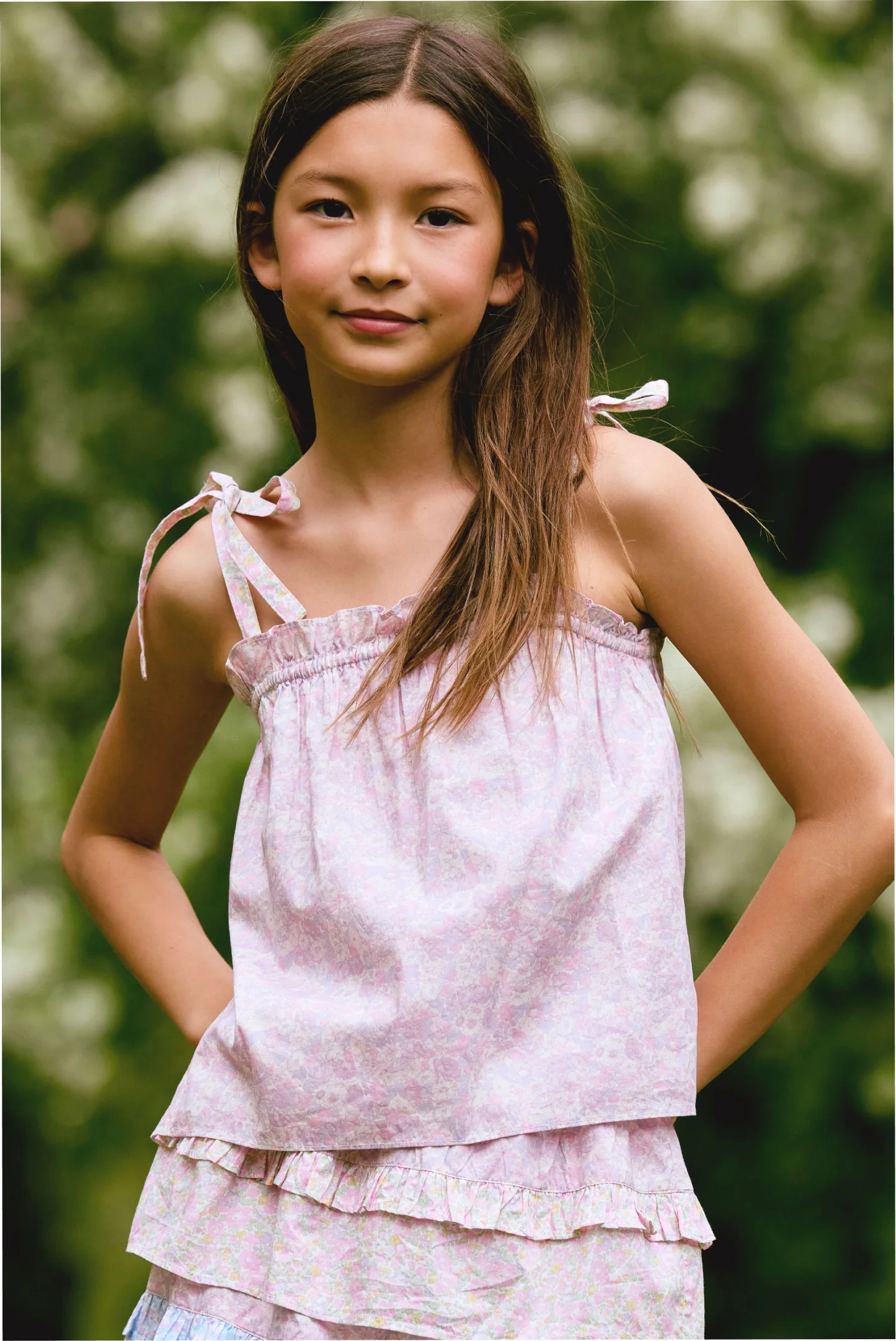 Made With Liberty Fabrics Tween Fiorella Top