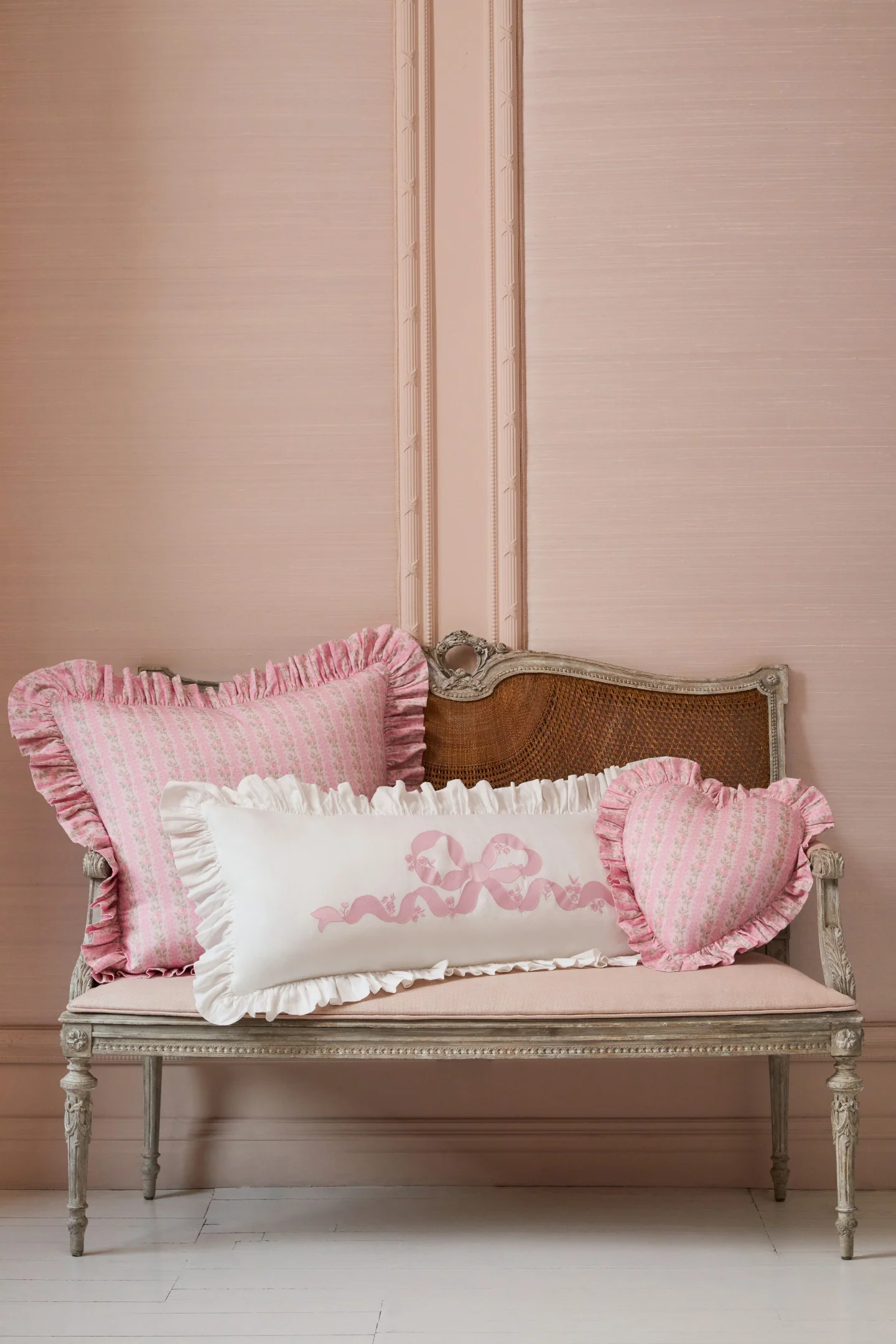 Forever In Love Ruffle Euro Sham Set Of 2 - Image 2